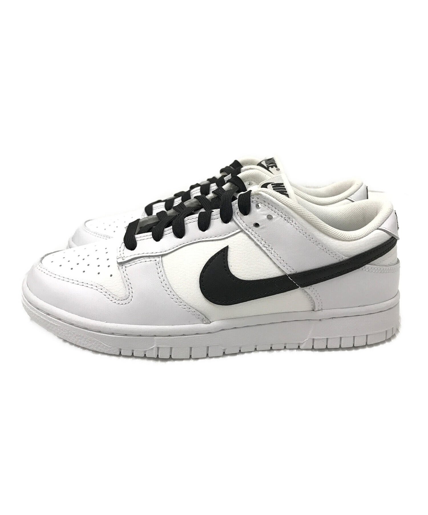 NIKE (ナイキ) DUNK LOW RETRO ホワイト×ブラック サイズ:25.0cm