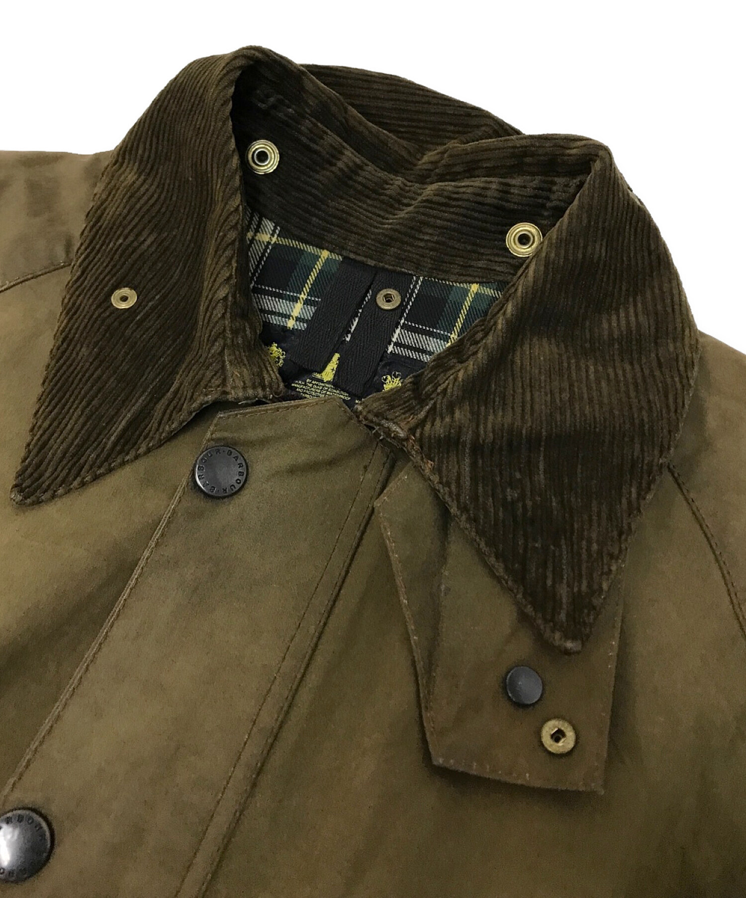 中古・古着通販】Barbour (バブアー) MOORLANDオイルドジャケット ブラウン サイズ:下記参照｜ブランド・古着通販  トレファク公式【TREFAC FASHION】スマホサイト