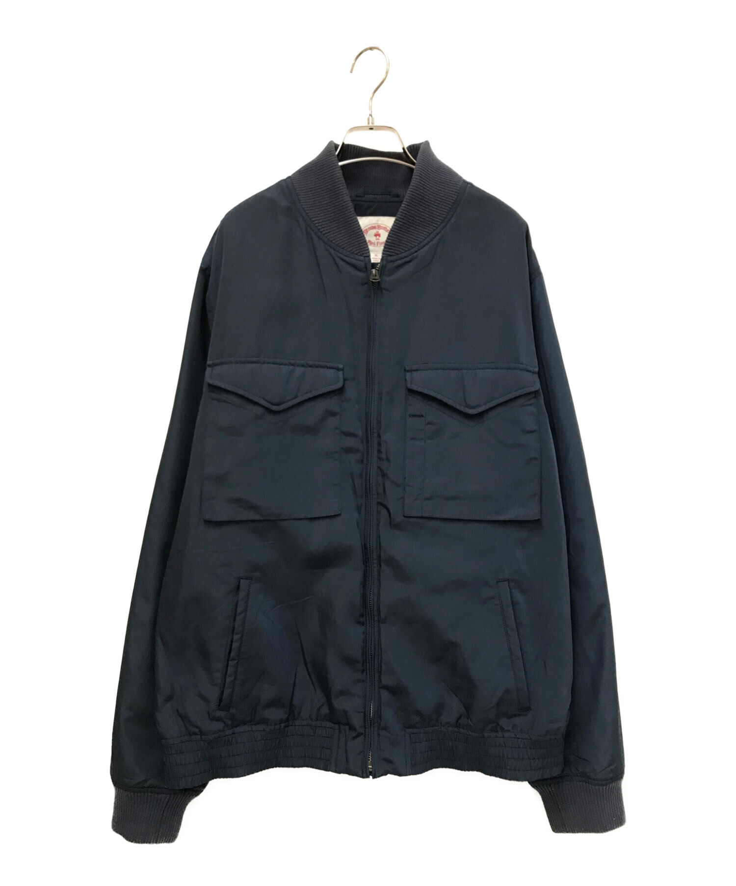 BROOKS BROTHERS Red Fleece (ブルックスブラザーズレッドフリース) MA-1ジャケット ネイビー サイズ:XL