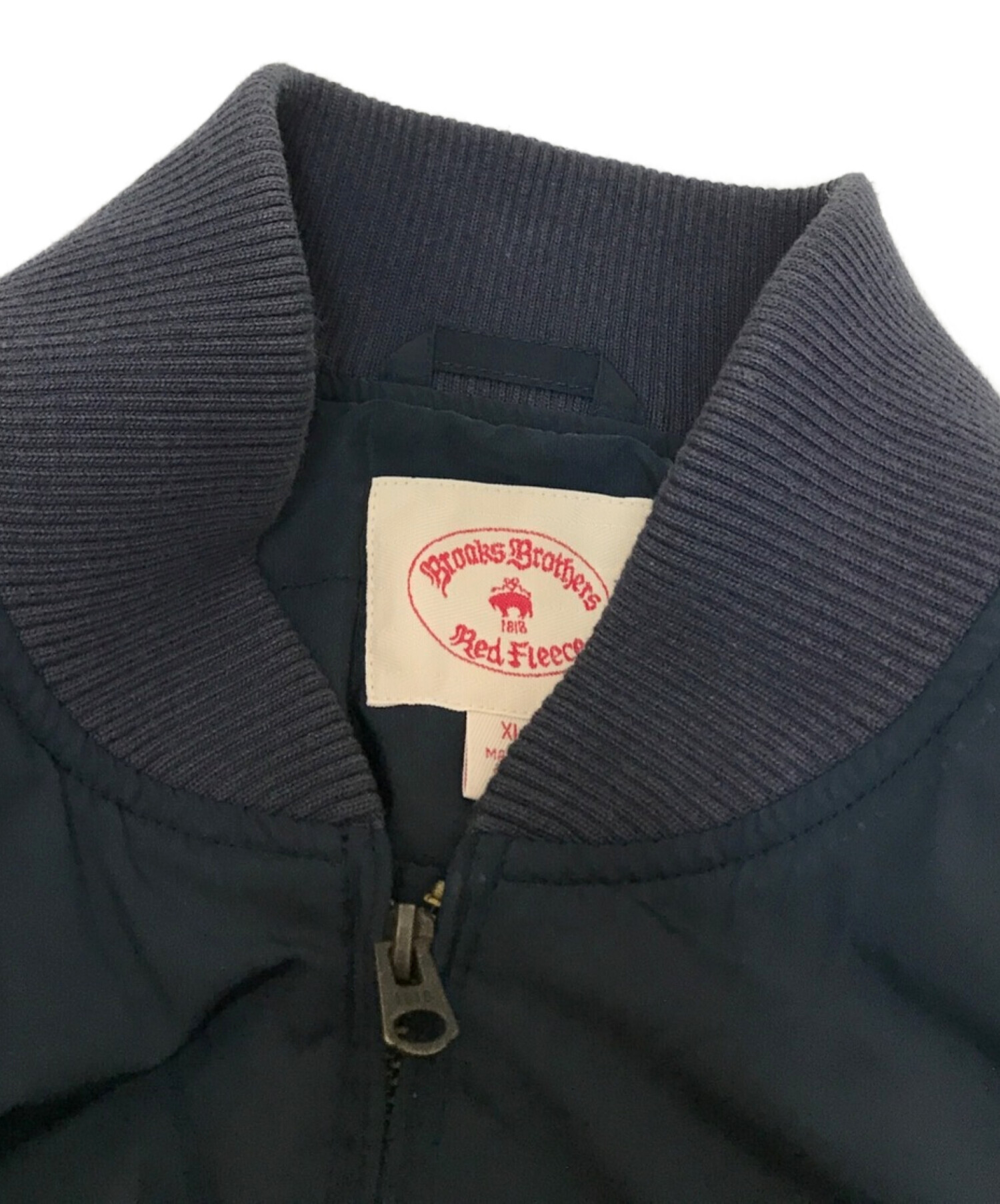 BROOKS BROTHERS Red Fleece (ブルックスブラザーズレッドフリース) MA-1ジャケット ネイビー サイズ:XL