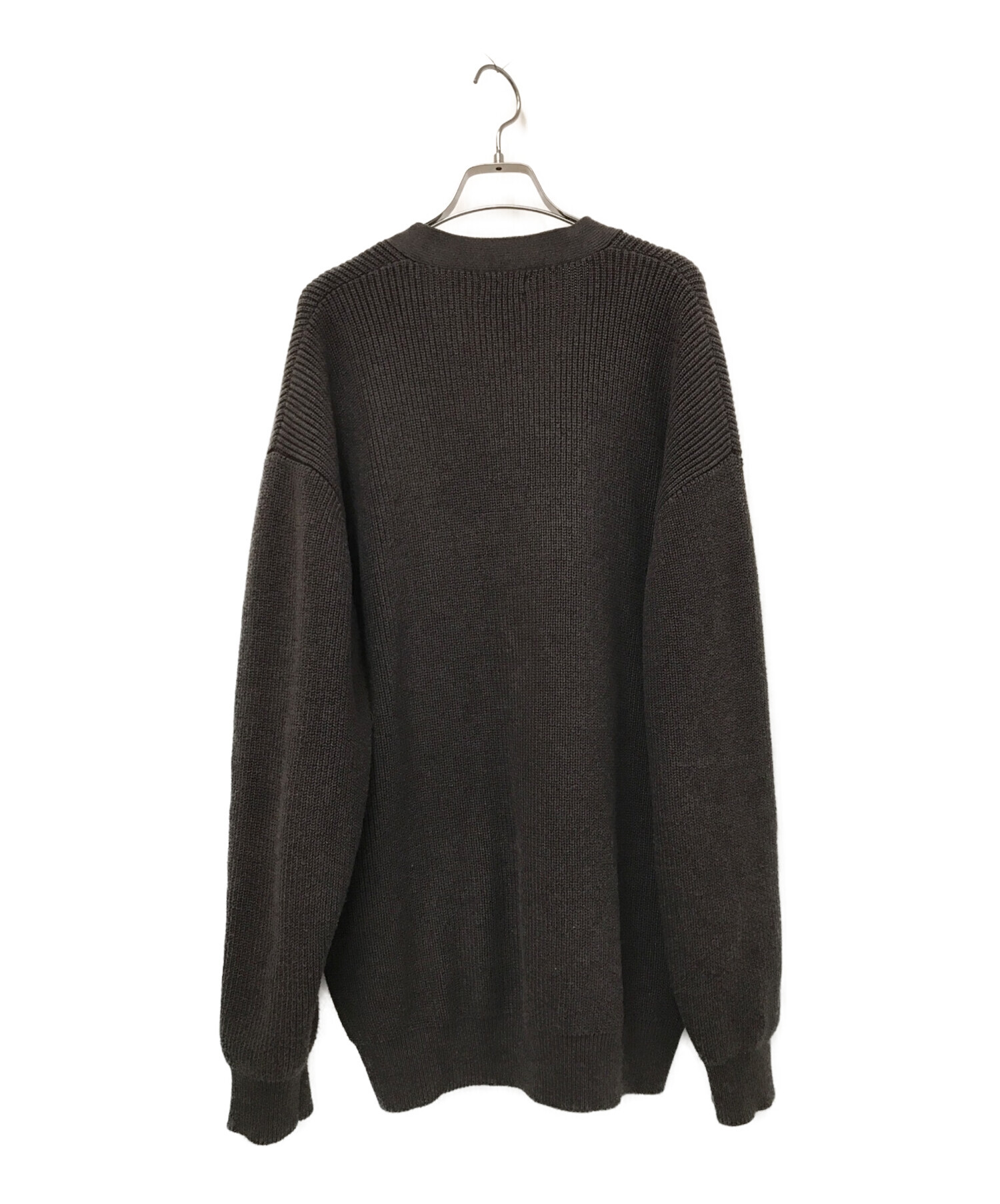 中古・古着通販】STEVEN ALAN (スティーブンアラン) CTN/CA VNECK CARDIGAN -LOOSE ブラウン  サイズ:M｜ブランド・古着通販 トレファク公式【TREFAC FASHION】スマホサイト