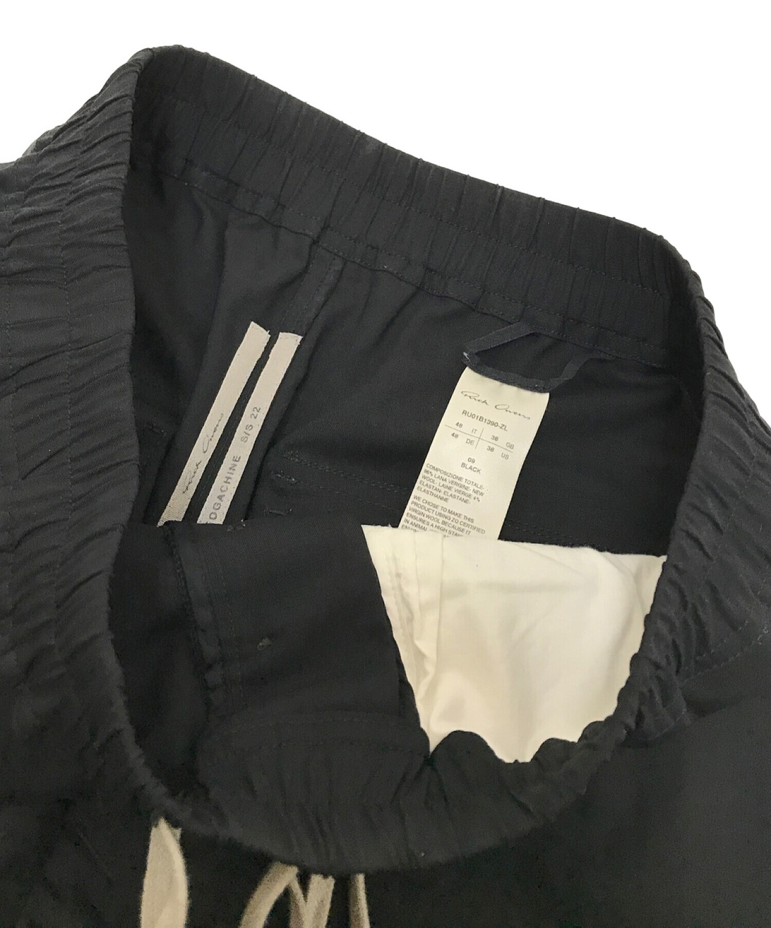 中古・古着通販】RICK OWENS (リック オウエンス) DRAWSTRING SLIM