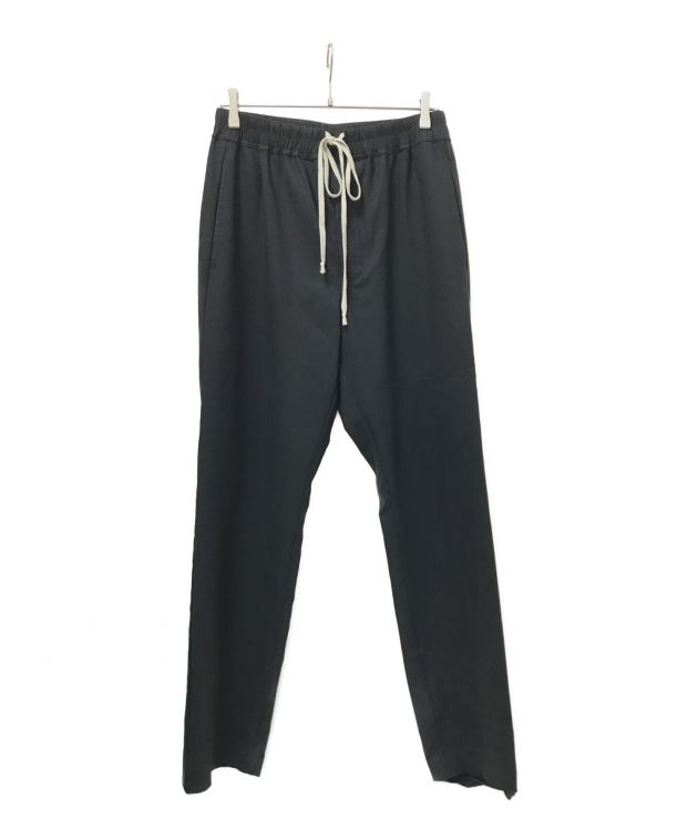 中古・古着通販】RICK OWENS (リック オウエンス) DRAWSTRING SLIM LONG WOOL PANTS ブラック  サイズ:48｜ブランド・古着通販 トレファク公式【TREFAC FASHION】スマホサイト