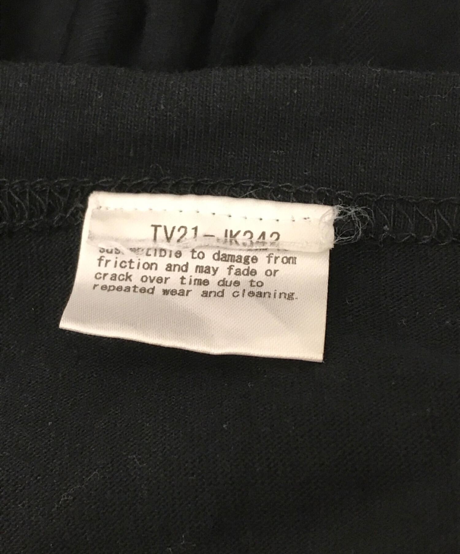 TOGA VIRILIS (トーガ ビリリース) プリントTシャツ ブラック サイズ:下記参照