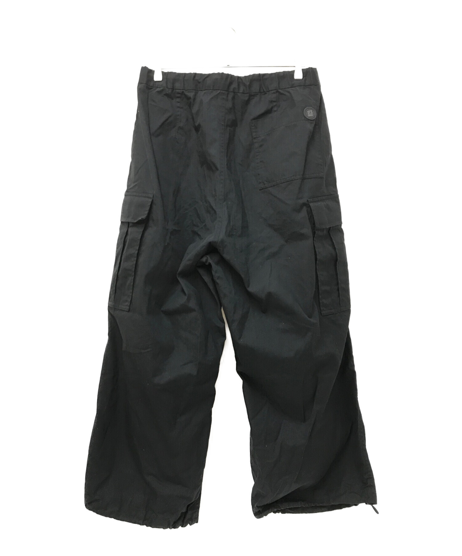 中古・古着通販】NNBF (エヌエヌビーエフ) WIDE CARGO PANTS ブラック 