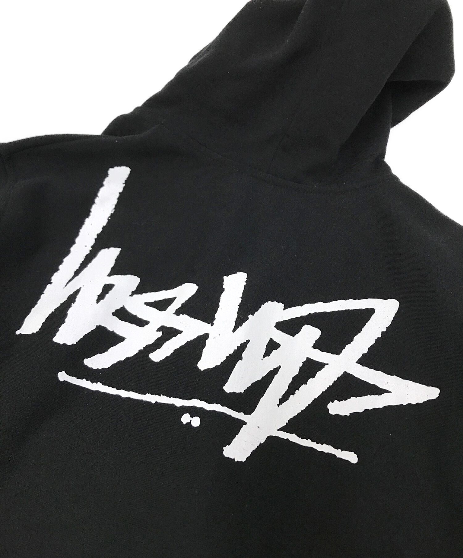 中古・古着通販】stussy (ステューシー) flipped logo zip up hoodie 