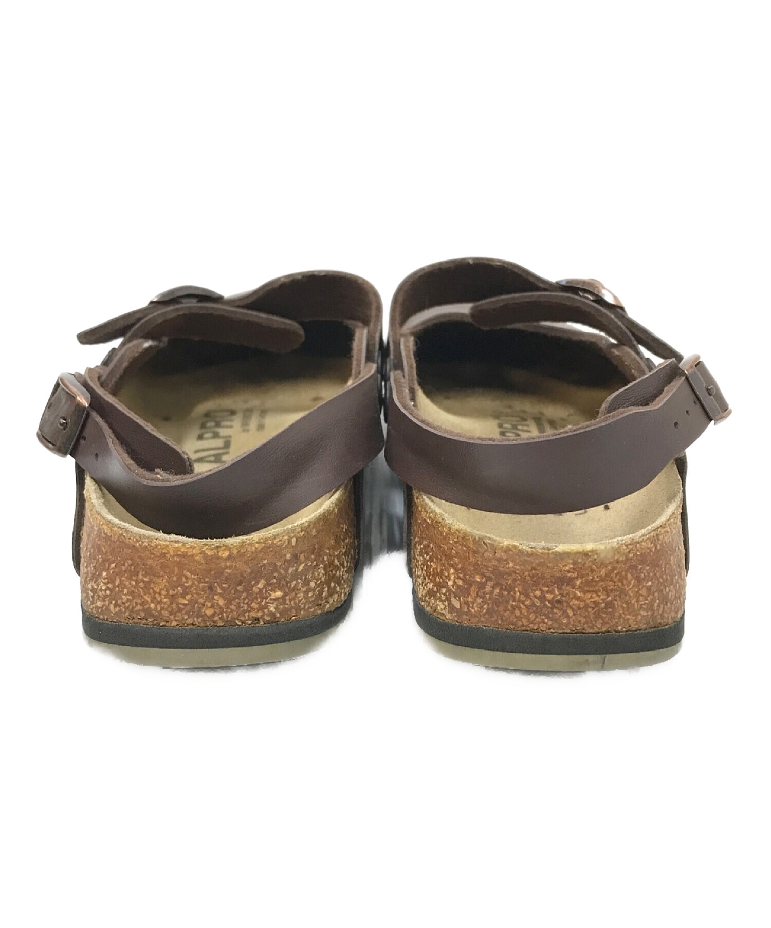 中古・古着通販】ALPRO by BIRKENSTOCK (アルプロ ビルケンシュトック) モロッコストラップレザーサンダル ブラウン  サイズ:24.5cm｜ブランド・古着通販 トレファク公式【TREFAC FASHION】スマホサイト