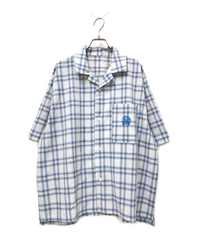 中古・古着通販】YOUNGER SONG (ヤンガーソング) Ombre check over shirt ブルー サイズ:M｜ブランド・古着通販  トレファク公式【TREFAC FASHION】スマホサイト