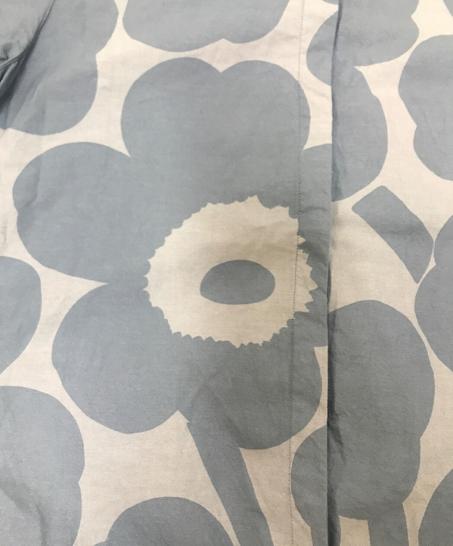 marimekko (マリメッコ) ウニッコ柄シャツワンピース ブルー サイズ:38