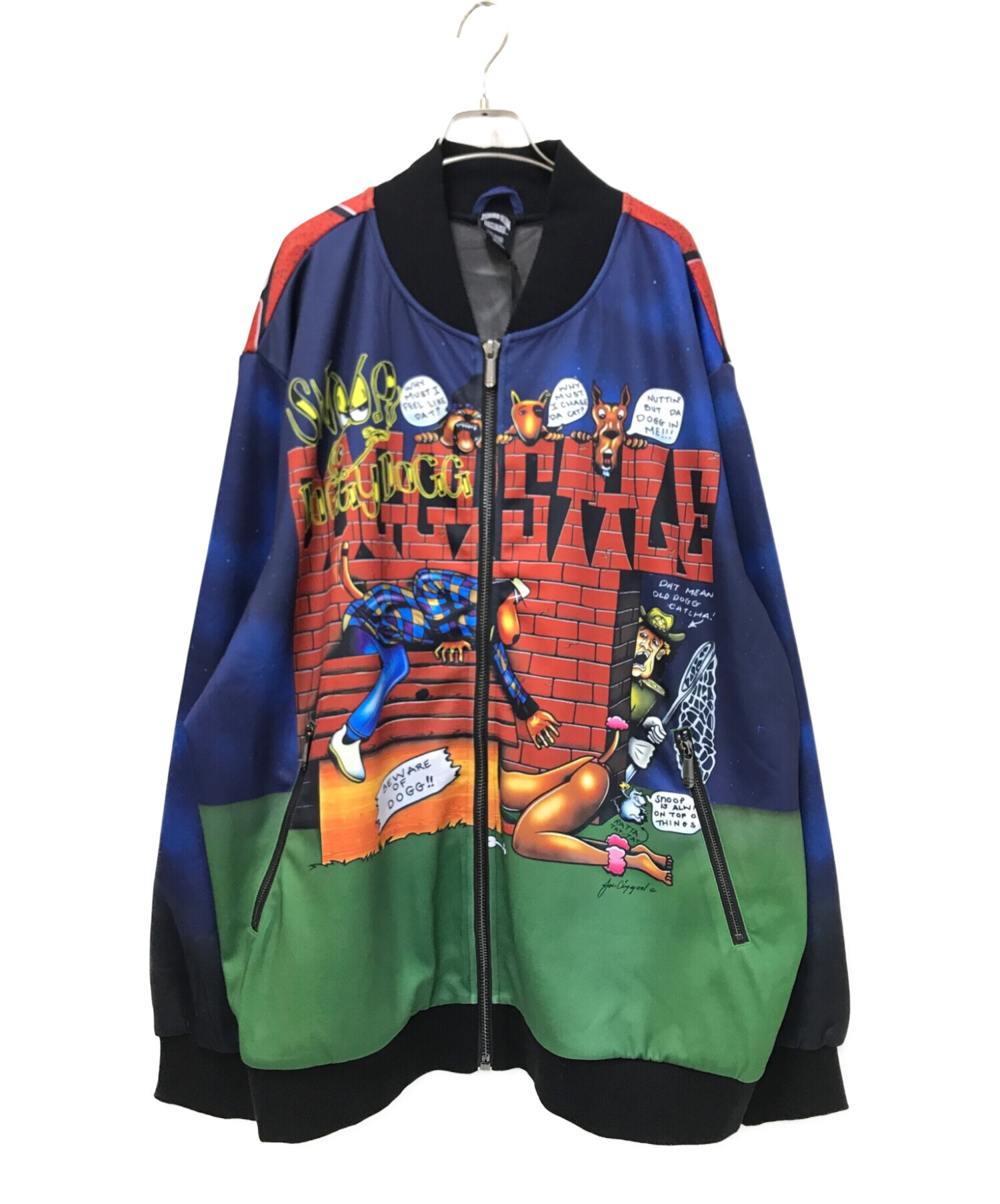 DEATH ROW RECORDS (デスロウレコーズ) SNOOP DOGG DOGGYSTYLE RECORD (スヌープドッグ ドギー スタイル  レコード) TRACK JACKET マルチカラー サイズ:2XL/2TG