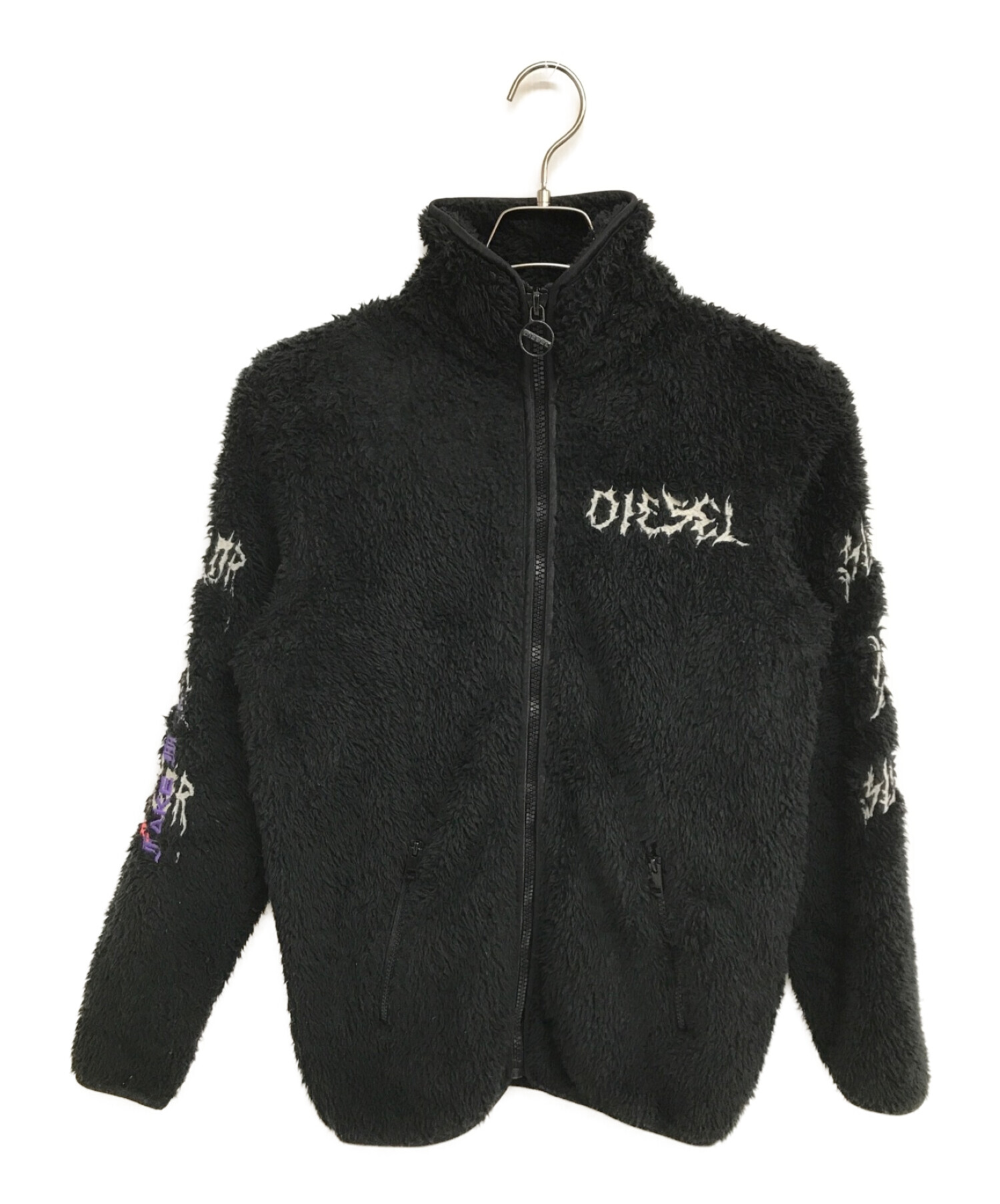 中古・古着通販】DIESEL (ディーゼル) ボアジャケット ブラック サイズ ...