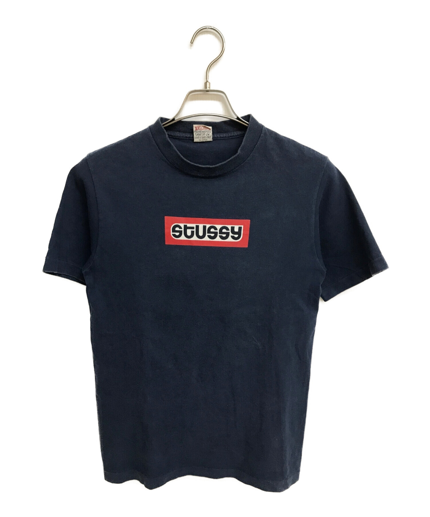 stussy (ステューシー) 90’sプリントTシャツ ネイビー サイズ:S