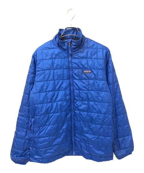 【中古・古着通販】Patagonia (パタゴニア) キッズ・ナノ・パフ・ブリック・キルテッド・ジャケット ブルー  サイズ:キッズ:XL｜ブランド・古着通販 トレファク公式【TREFAC FASHION】スマホサイト