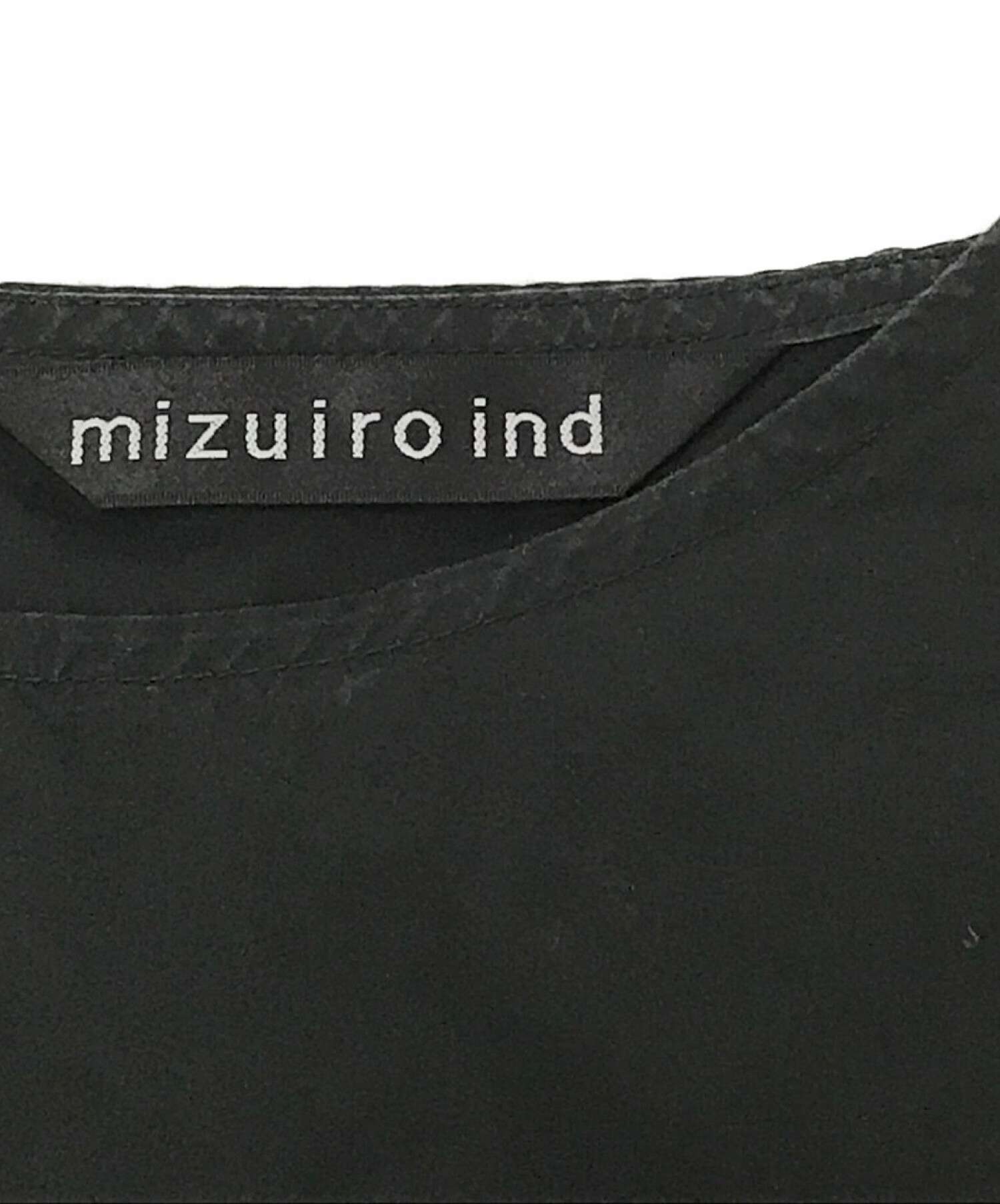 mizuiro-ind (ミズイロインド) 長袖ブラウス ブラック サイズ:下記参照