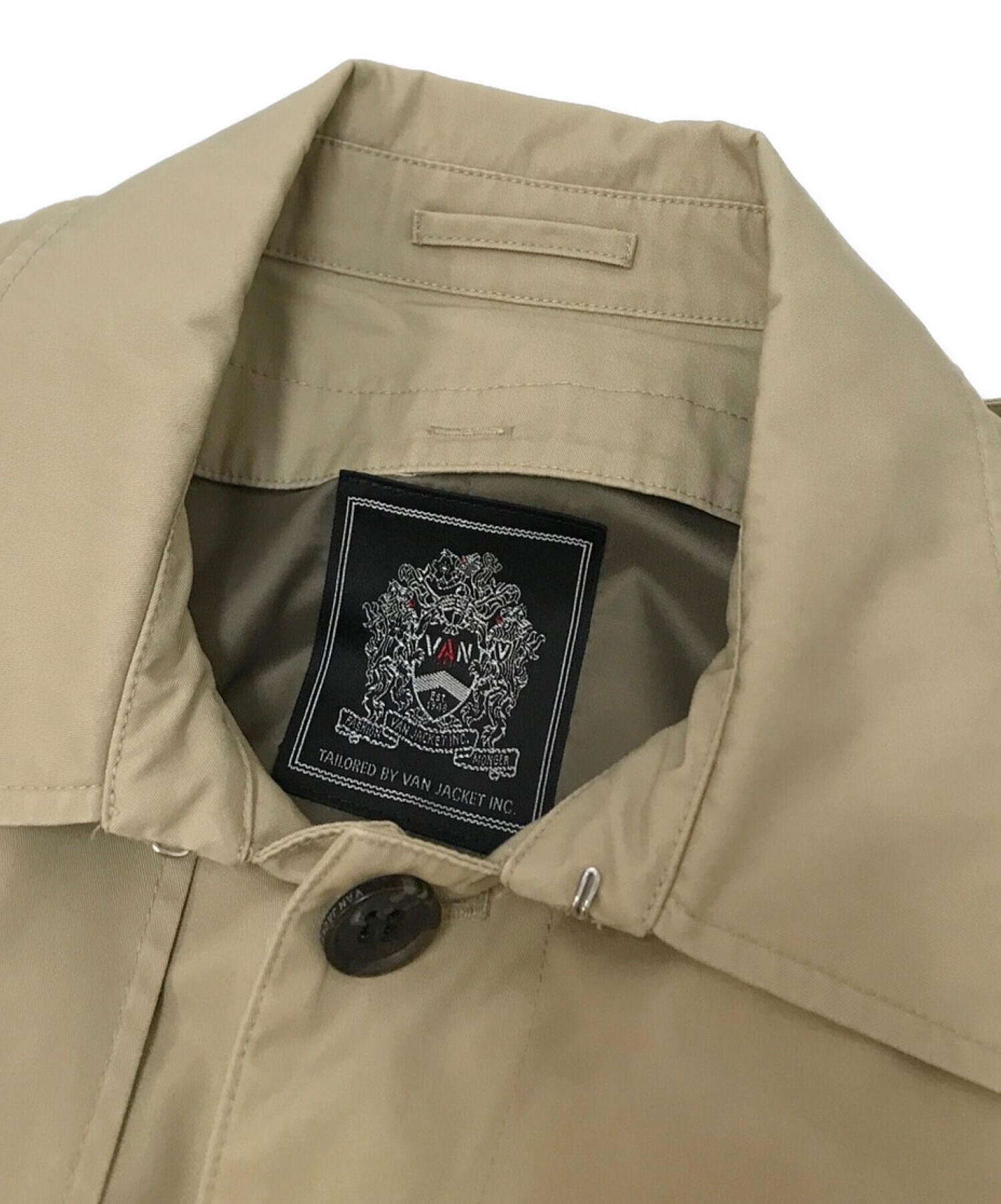 van ストア jacket ステンカラーコート