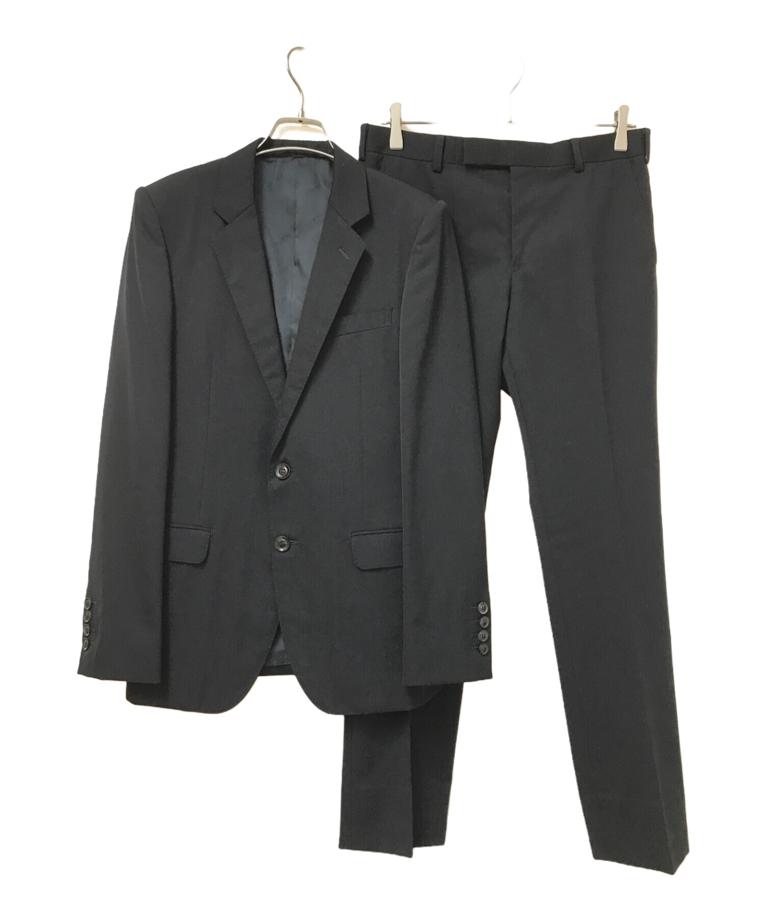 raymenformal【美品】ジョンローレンスサリバン スーツ セットアップ 36 ブラック
