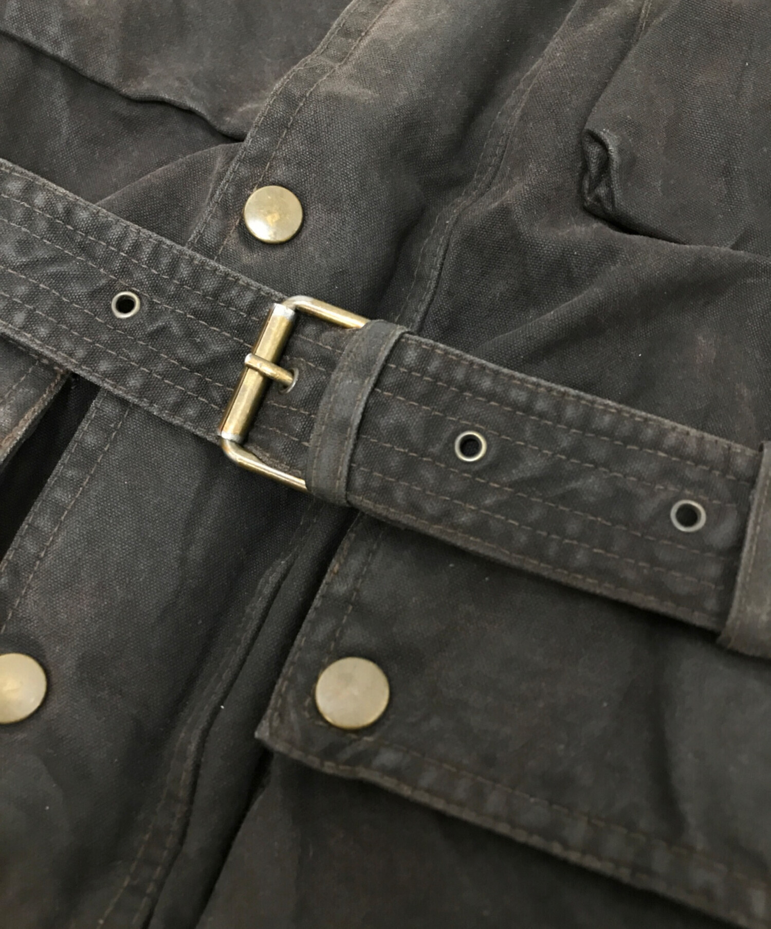 中古・古着通販】BELSTAFF (ベルスタッフ) TRIALMASTER WAXED JACKET ブラック サイズ:10｜ブランド・古着通販  トレファク公式【TREFAC FASHION】スマホサイト