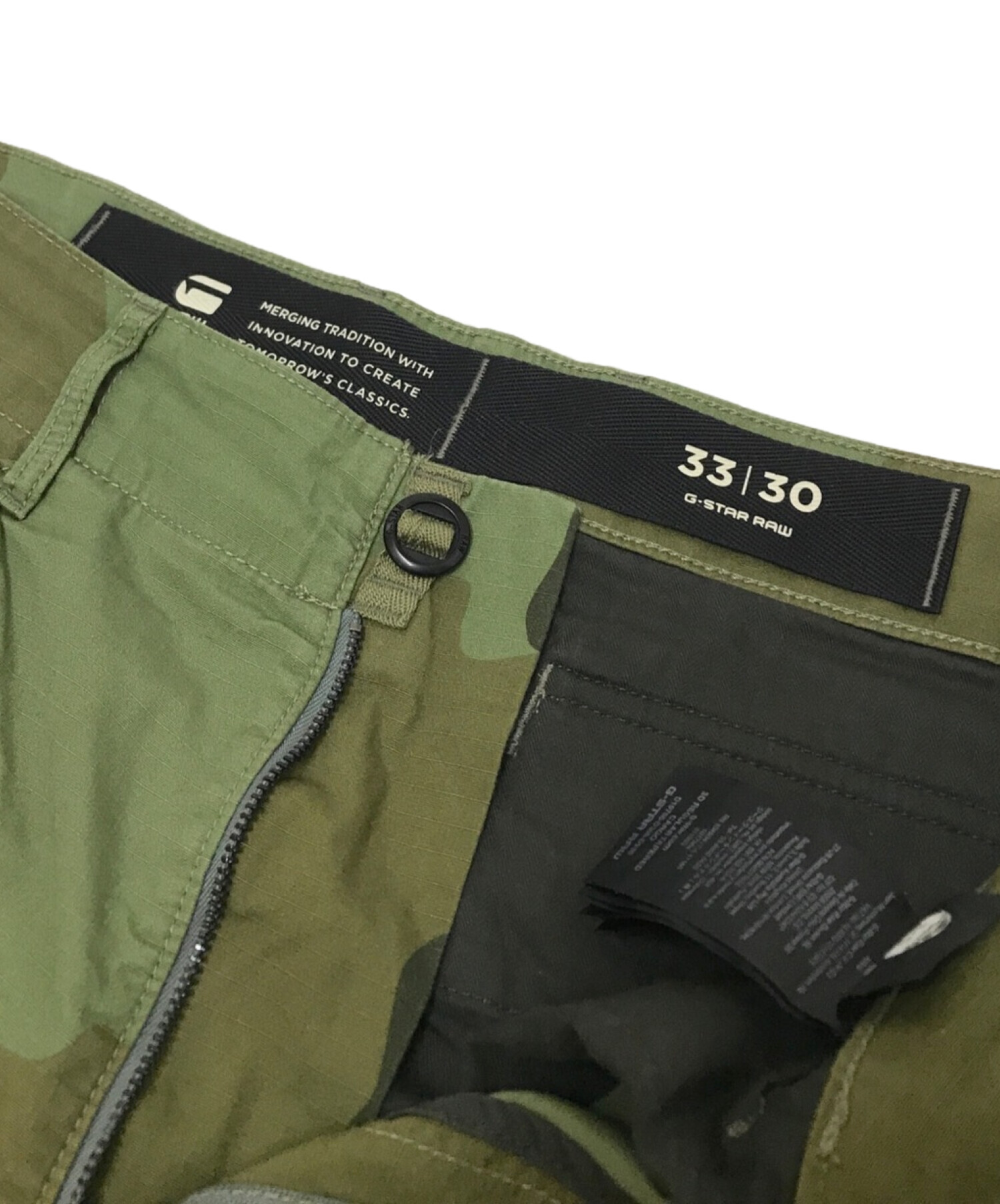 中古・古着通販】G-STAR RAW (ジースターロゥ) 3D STRAIGHT TAPERED CARGO PANTS カーキ  サイズ:下記参照｜ブランド・古着通販 トレファク公式【TREFAC FASHION】スマホサイト