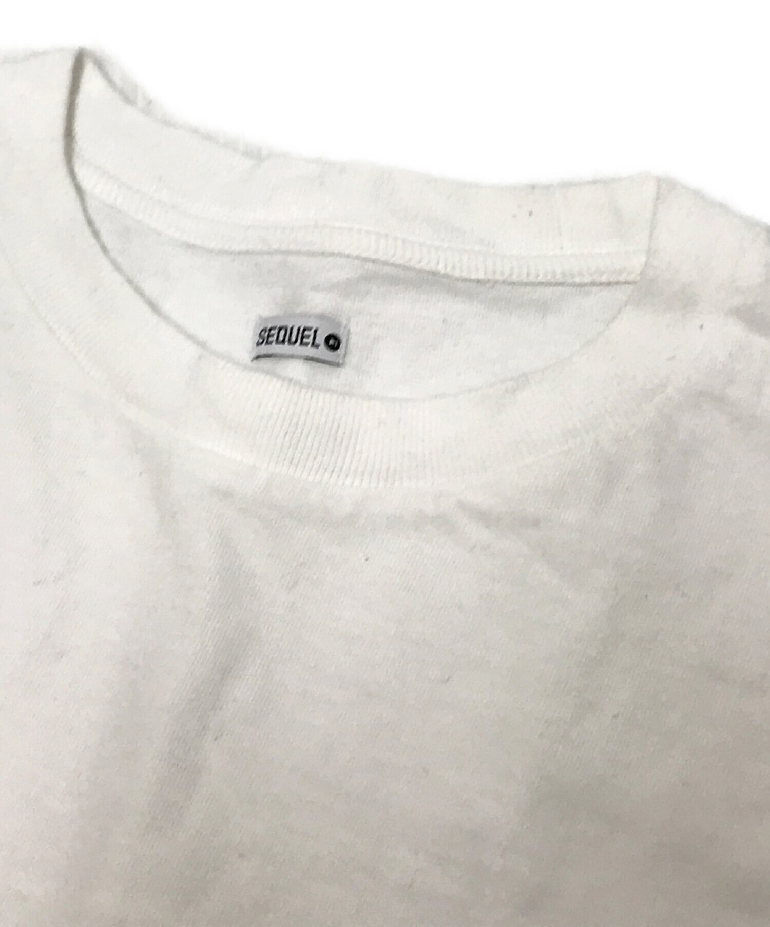 SEQUEL (シークエル) FRAGMENT DESIGN (フラグメントデザイン) プリントTシャツ ホワイト サイズ:L