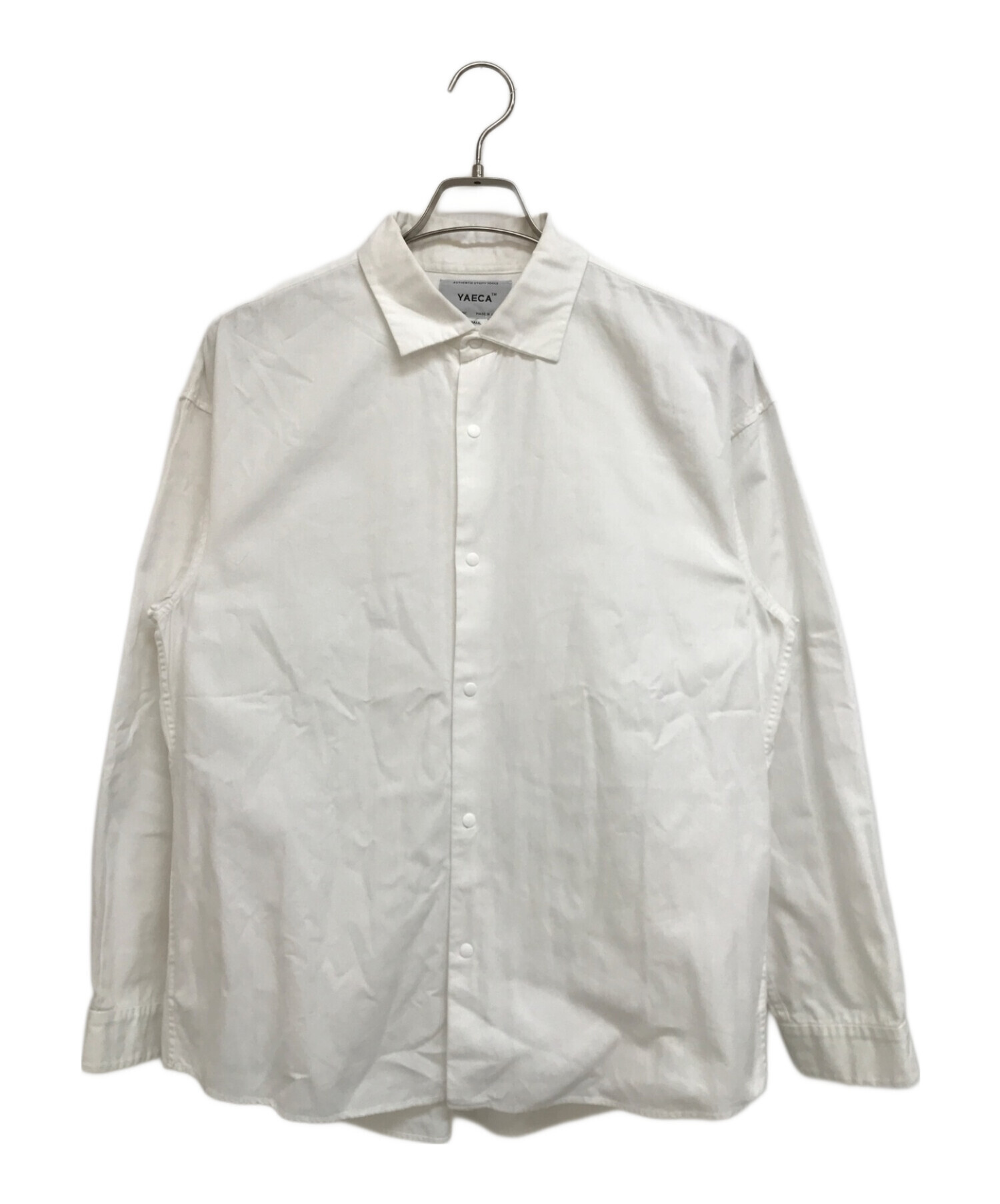 中古・古着通販】YAECA (ヤエカ) COMFORT SHIRT EXTRA WIDE ホワイト サイズ:S｜ブランド・古着通販  トレファク公式【TREFAC FASHION】スマホサイト