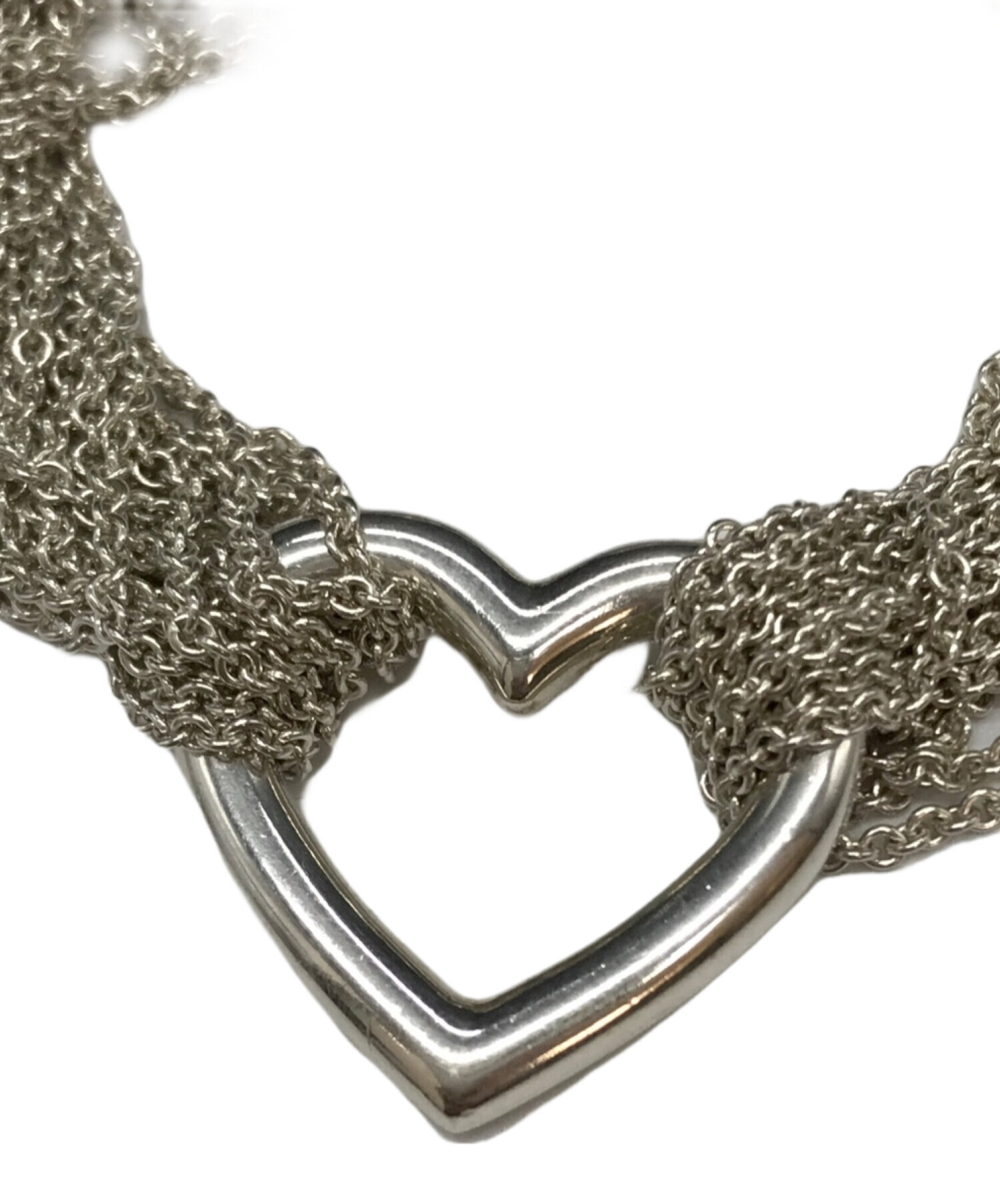 Tiffany & Co. (ティファニー) Mesh heart bracelet