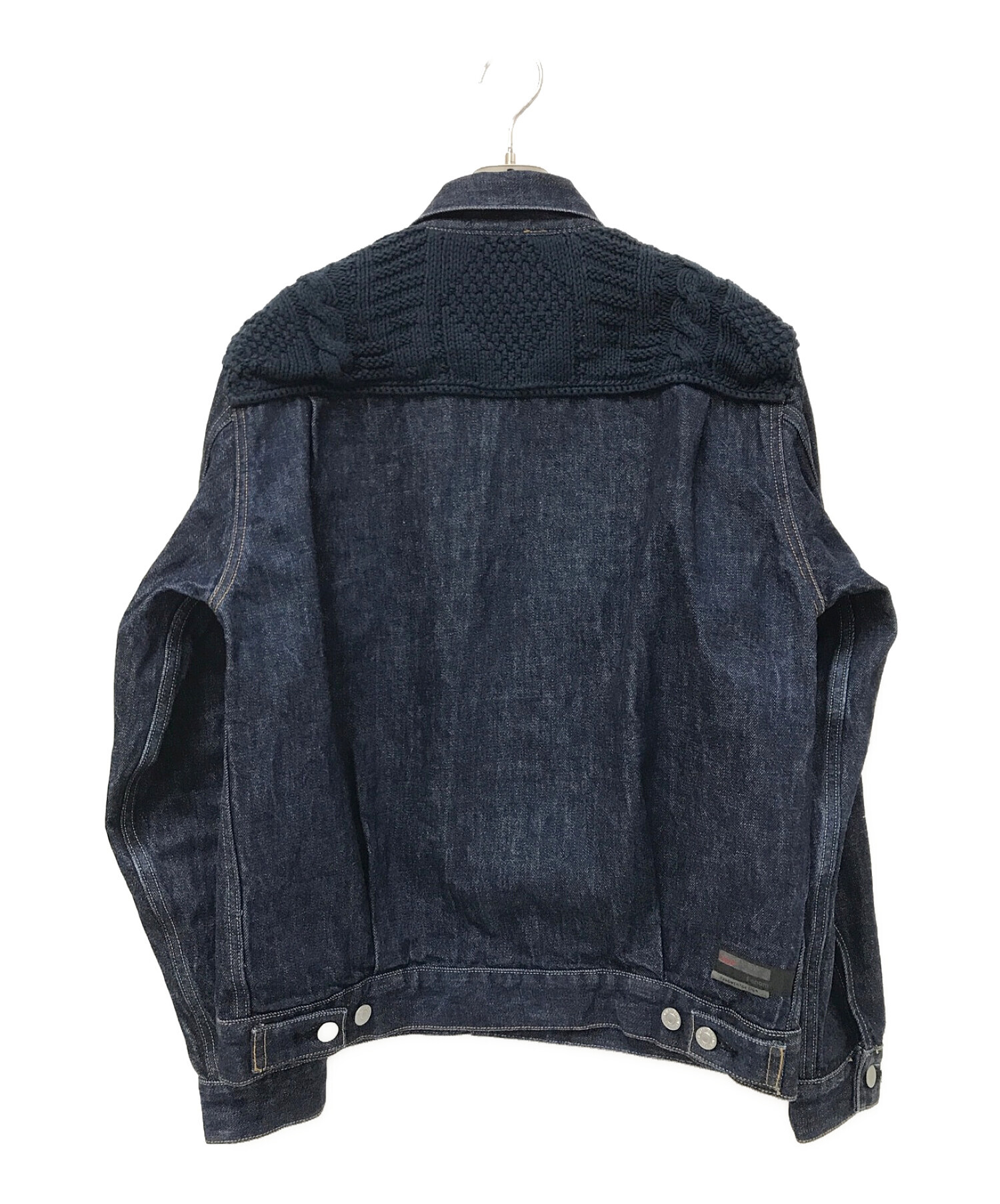 Levi's Fenom (リーバイス・フェノム) FRAGMENTS (フラグメント) ニット切替 セカンド デニムジャケット インディゴ サイズ:L