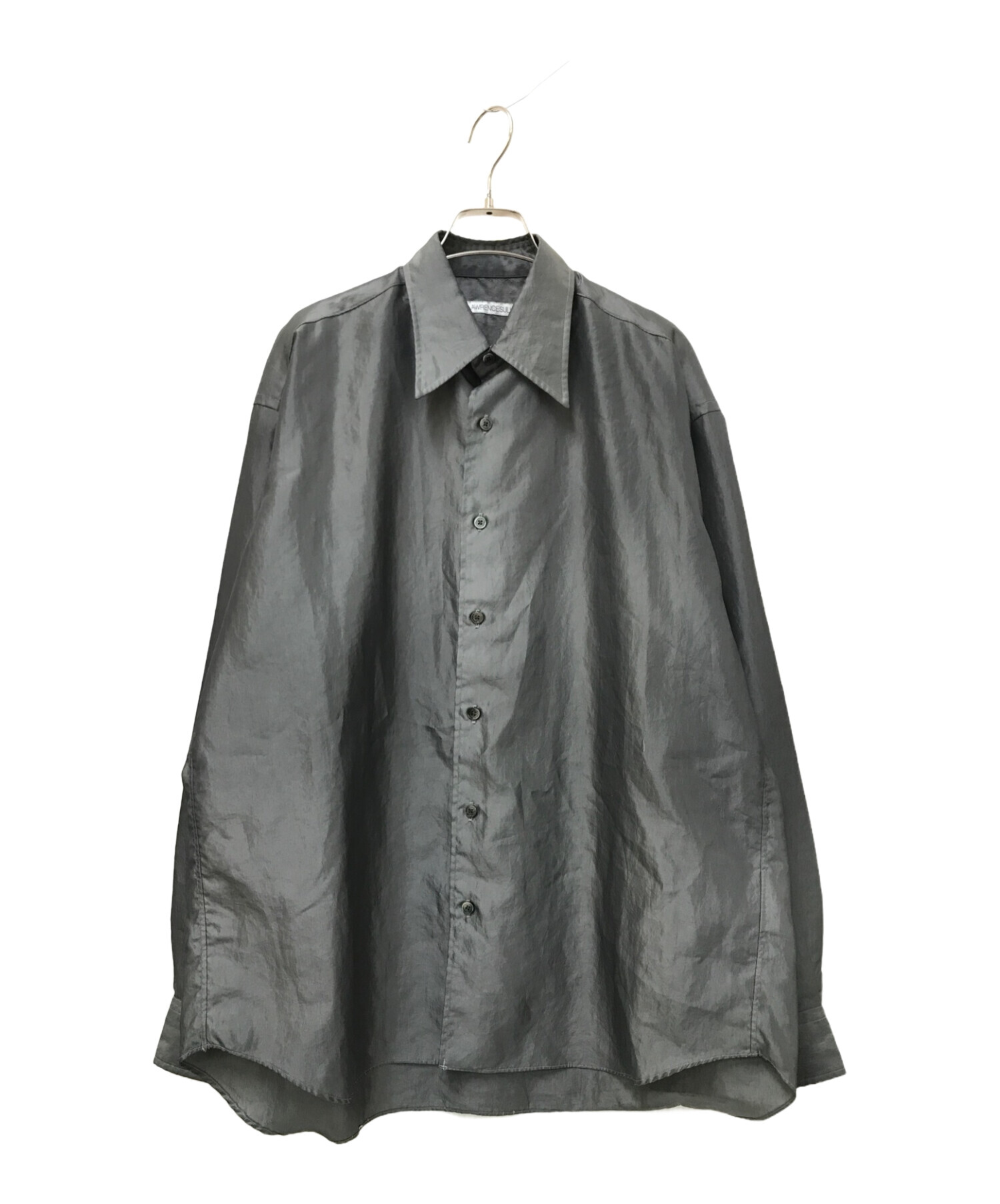 JOHN LAWRENCE SULLIVAN (ジョンローレンスサリバン) CHAMBRAY REGULAR COLLAR SHIRT グレー  サイズ:44