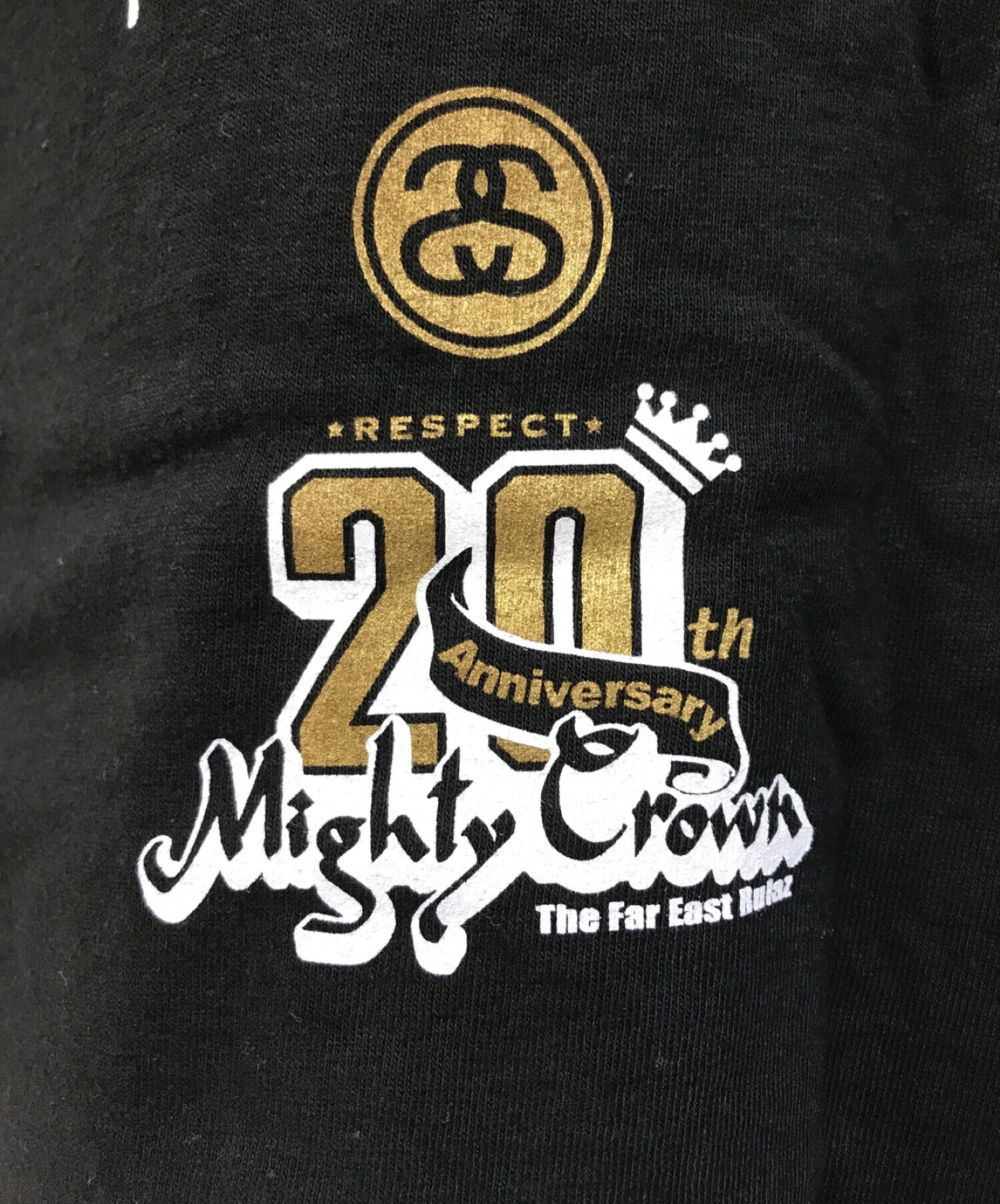 中古・古着通販】stussy (ステューシー) 20周年記念MIGHTY CROWN Tシャツ ブラック サイズ:L｜ブランド・古着通販  トレファク公式【TREFAC FASHION】スマホサイト