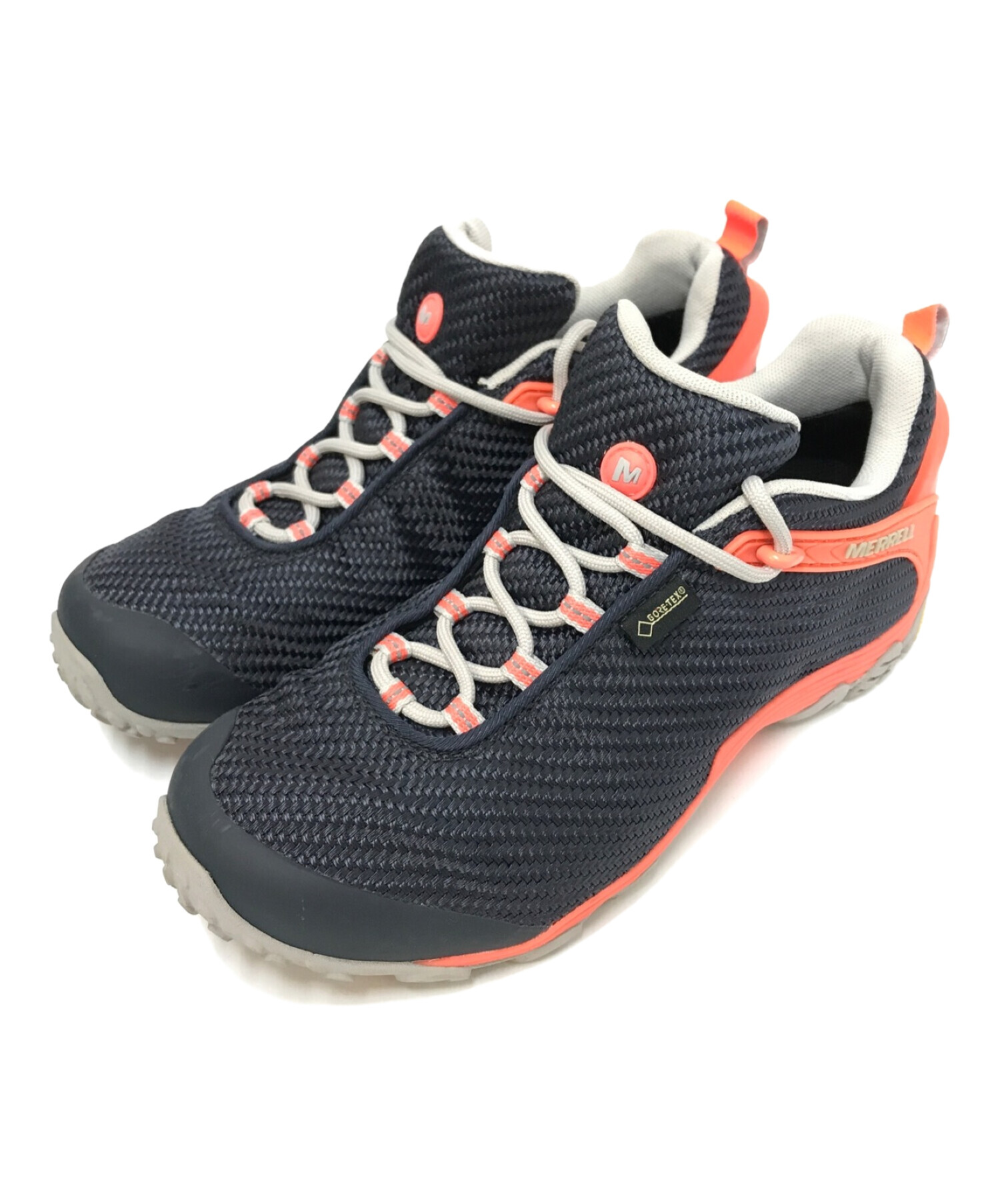 MERRELL (メレル) CHAMELEON 7 STORM GORE-TEX ネイビー×ピンク サイズ:24.5cm