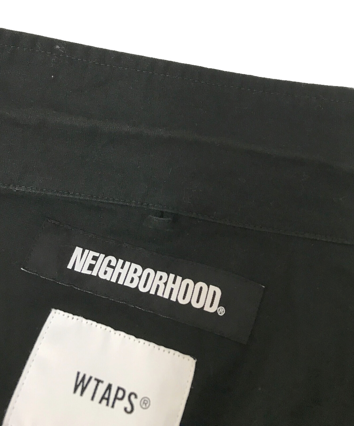 中古・古着通販】NEIGHBORHOOD (ネイバーフッド) WTAPS (ダブルタップス) JUNGLE LS/SHIRT ブラック  サイズ:X03｜ブランド・古着通販 トレファク公式【TREFAC FASHION】スマホサイト