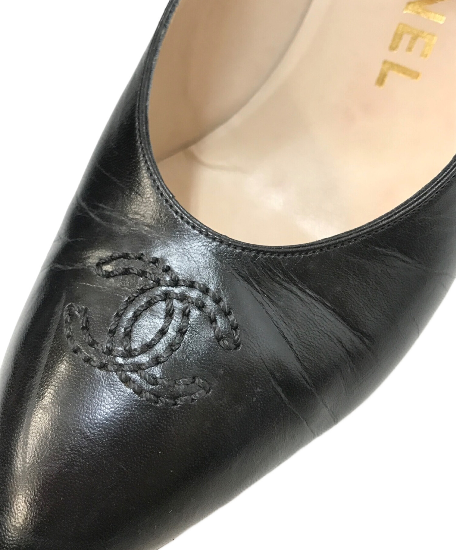 中古・古着通販】CHANEL (シャネル) ココマークロゴパンプス ブラック サイズ:37｜ブランド・古着通販 トレファク公式【TREFAC  FASHION】スマホサイト