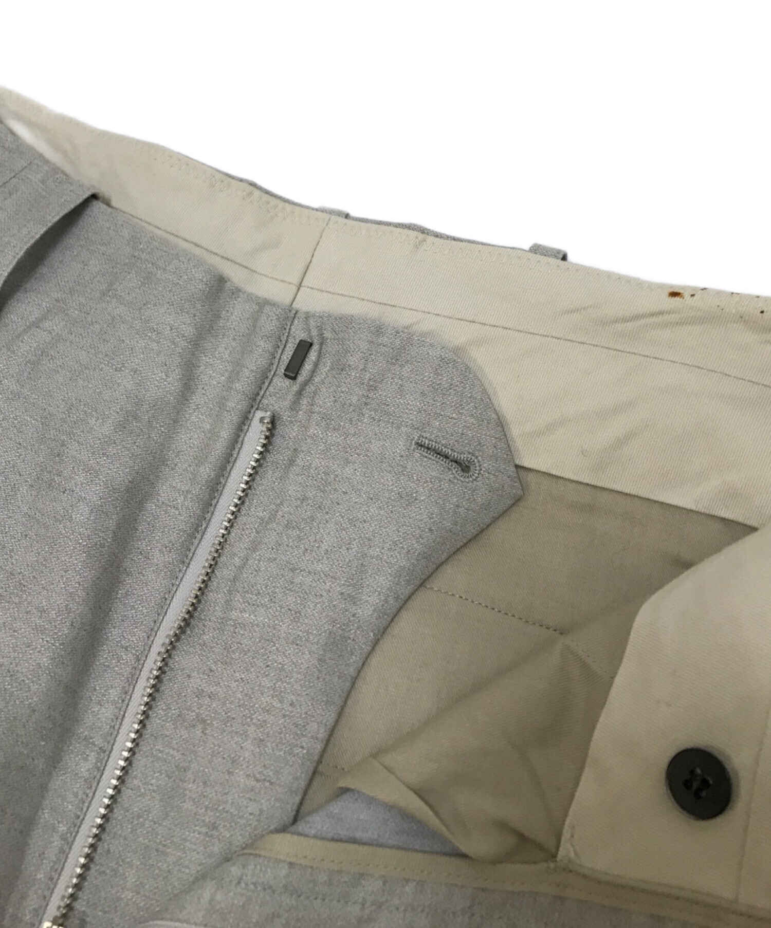 LIDnM (リドム) WOOL LINEN BACKSATIN CARGO ベージュ サイズ:S