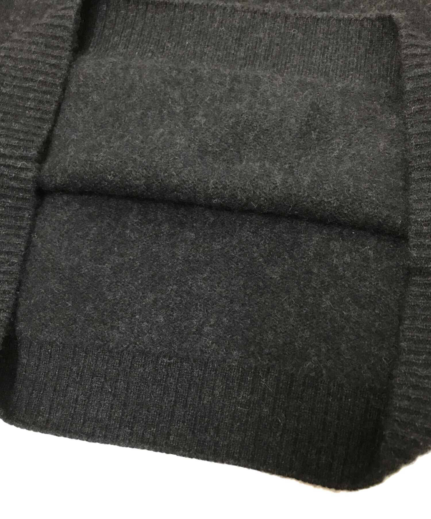 中古・古着通販】LIDnM (リドム) CASHMERE MILLED CREW KNIT チャコールグレー サイズ:S｜ブランド・古着通販  トレファク公式【TREFAC FASHION】スマホサイト