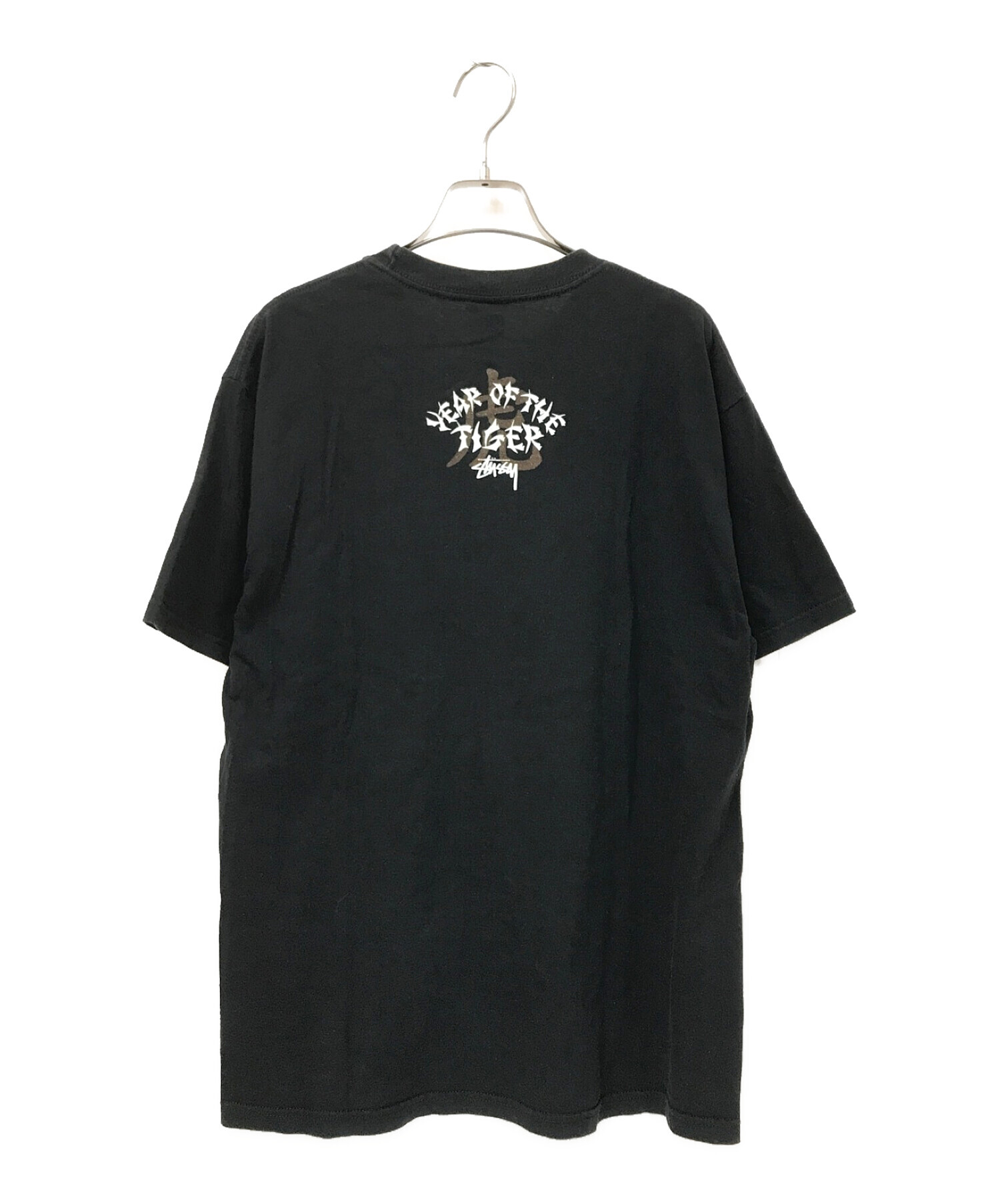 stussy (ステューシー) YEAR OF THE TIGER Tシャツ ブラック サイズ:M