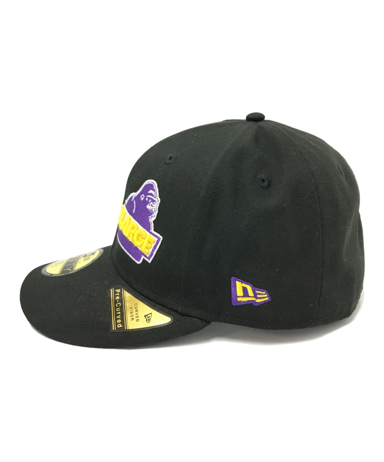 New Era (ニューエラ) X-LARGE (エクストララージ) コラボキャップ ブラック サイズ:7 1/2