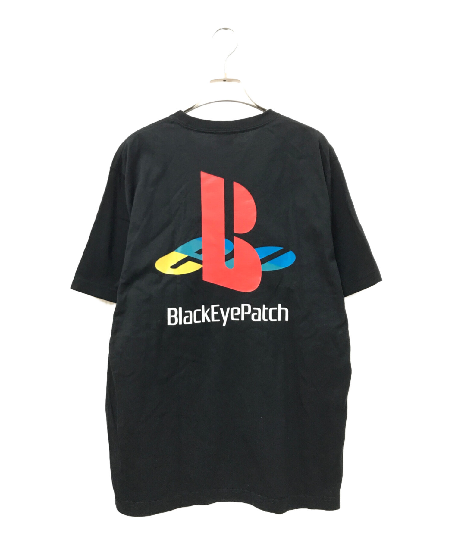 THE BLACK EYE PATCH (ブラックアイパッチ) プリントTシャツ ブラック サイズ:M