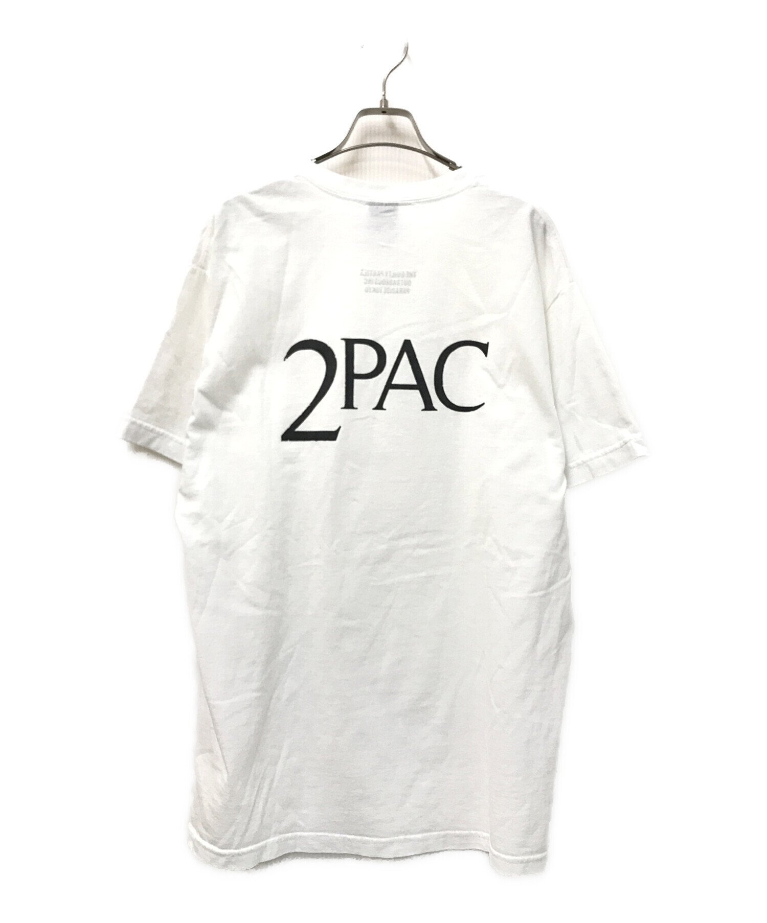 中古・古着通販】2PAC (2パック) WACKO MARIA (ワコマリア) TUPAC CREW NECK T-SHIRT ホワイト サイズ:L｜ブランド・古着通販  トレファク公式【TREFAC FASHION】スマホサイト