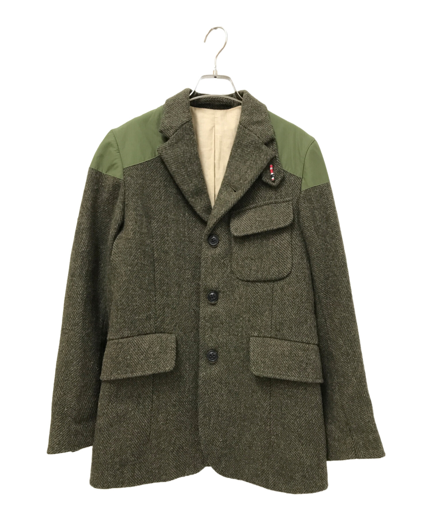 中古・古着通販】NIGEL CABOURN (ナイジェルケーボン) Harris Tweed (ハリスツイード) マロリージャケット オリーブ  サイズ:44｜ブランド・古着通販 トレファク公式【TREFAC FASHION】スマホサイト