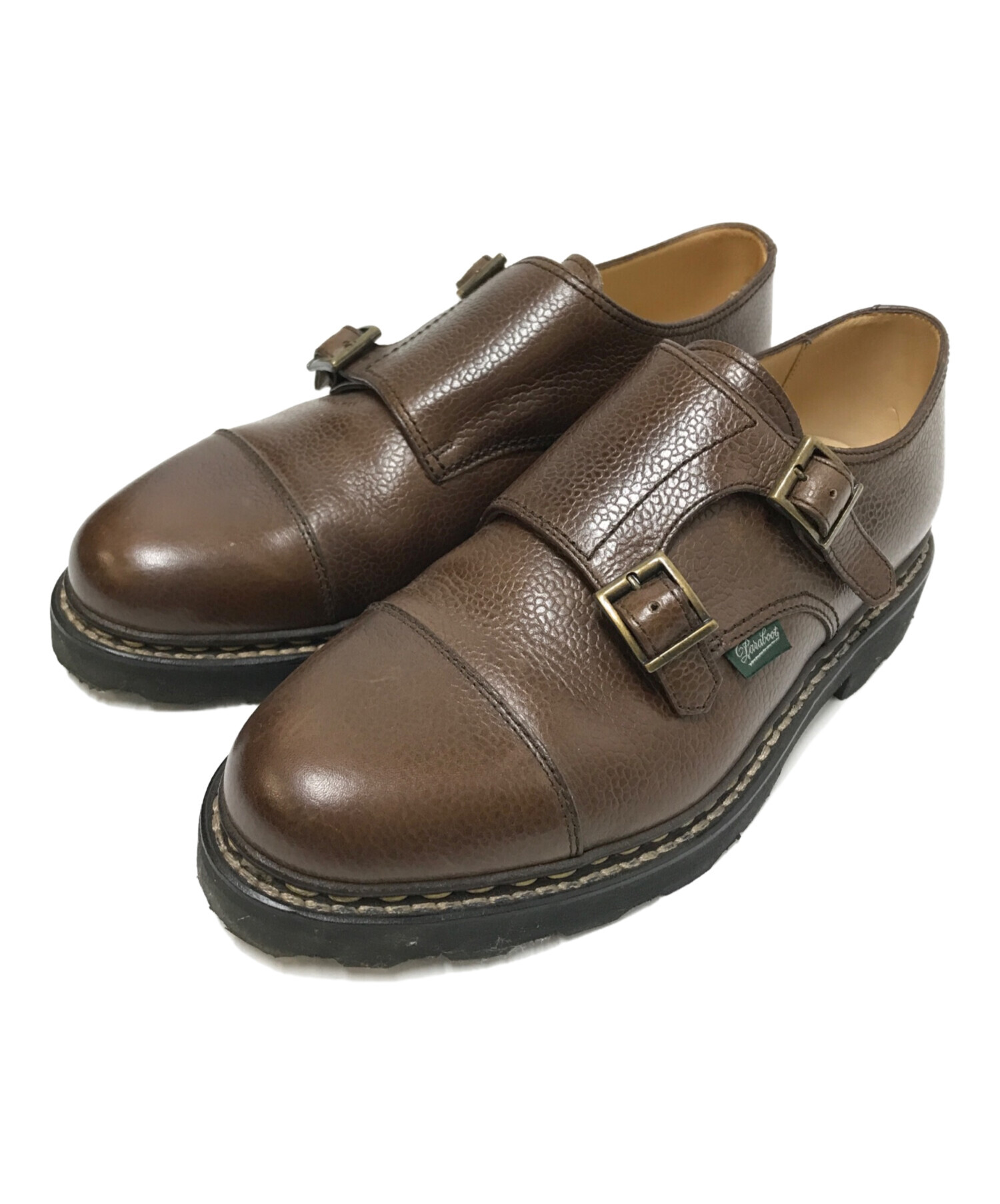 中古・古着通販】PARABOOT (パラブーツ) WILLIAM ダブルモンクストラップシューズ ブラウン サイズ:5｜ブランド・古着通販  トレファク公式【TREFAC FASHION】スマホサイト