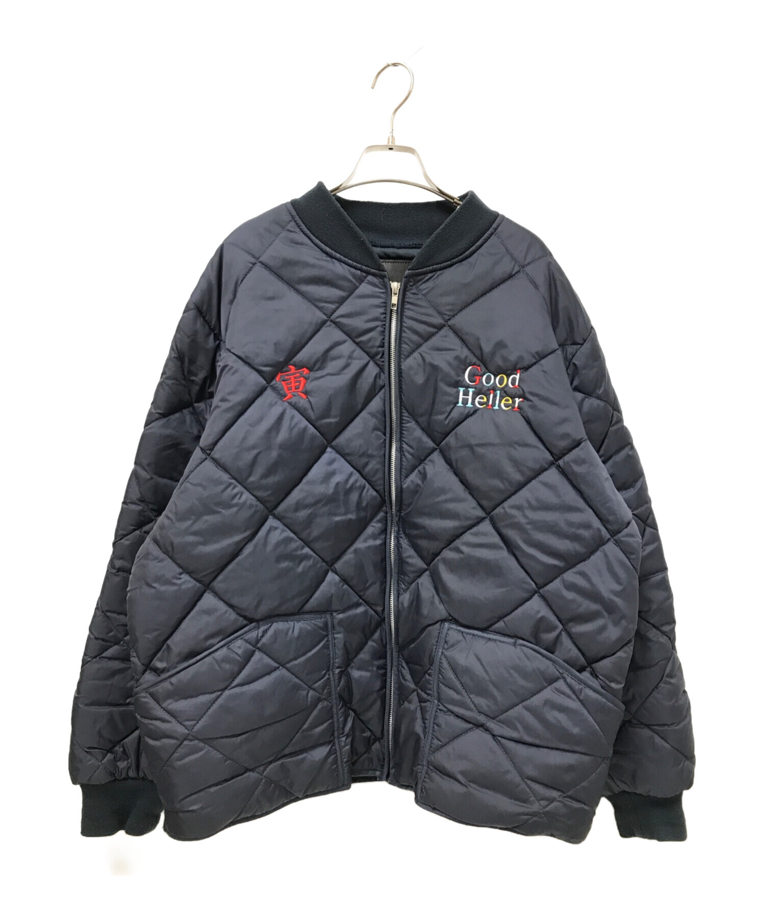 中古・古着通販】good heller (グッドヘラー) SUVENIR QUILTING JACKET ネイビー サイズ:XL｜ブランド・古着通販  トレファク公式【TREFAC FASHION】スマホサイト