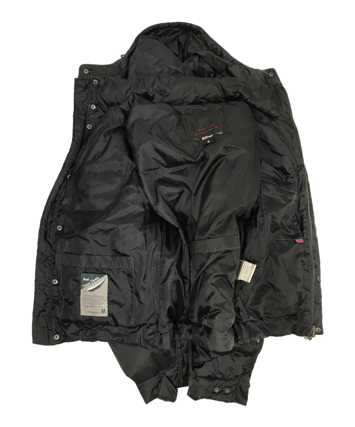 中古・古着通販】BELSTAFF (ベルスタッフ) ダウンジャケット ブラック サイズ:S｜ブランド・古着通販 トレファク公式【TREFAC  FASHION】スマホサイト