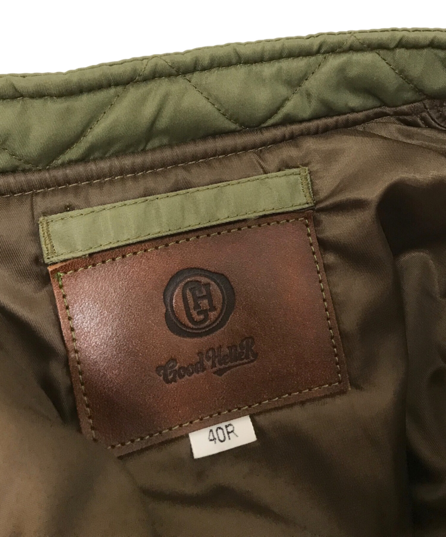 中古・古着通販】good heller (グッドヘラー) N-2 SAMPLE MODEL FLIGHT JACKET カーキ  サイズ:40R｜ブランド・古着通販 トレファク公式【TREFAC FASHION】スマホサイト