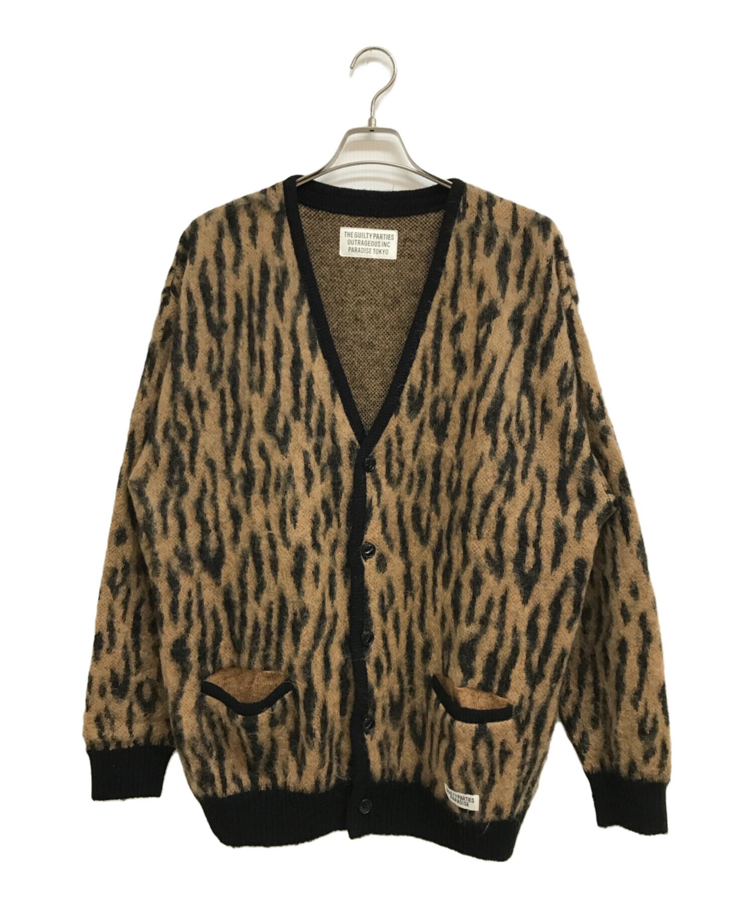 中古・古着通販】WACKO MARIA (ワコマリア) LEOPARD MOHAIR CARDIGAN (TYPE-1) ブラウン サイズ:XL｜ブランド・古着通販  トレファク公式【TREFAC FASHION】スマホサイト