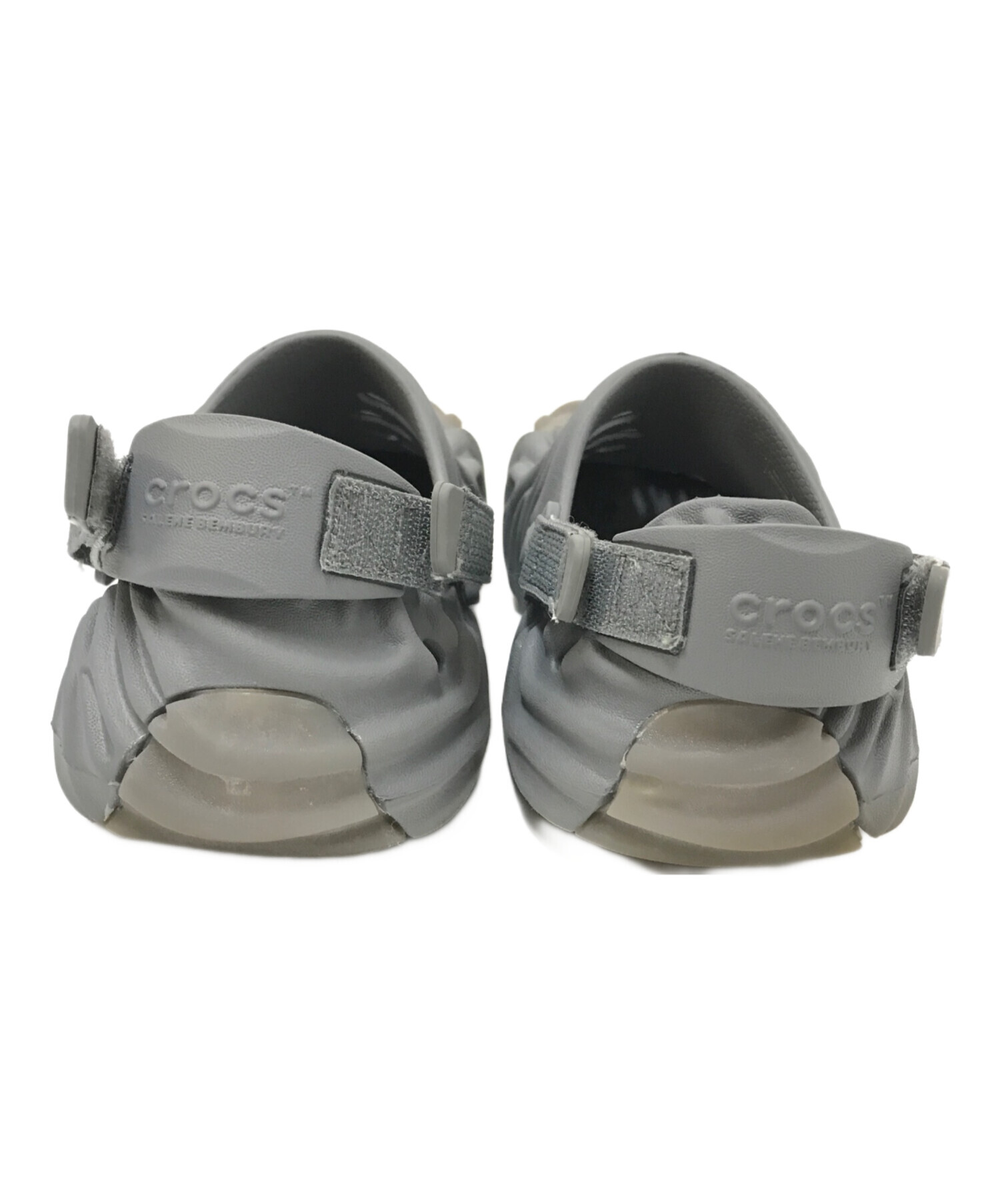 中古・古着通販】crocs (クロックス) Salehe Bembury (サレヘ・ベンバリー) ポーレックス クロッグ グレー  サイズ:41-42｜ブランド・古着通販 トレファク公式【TREFAC FASHION】スマホサイト