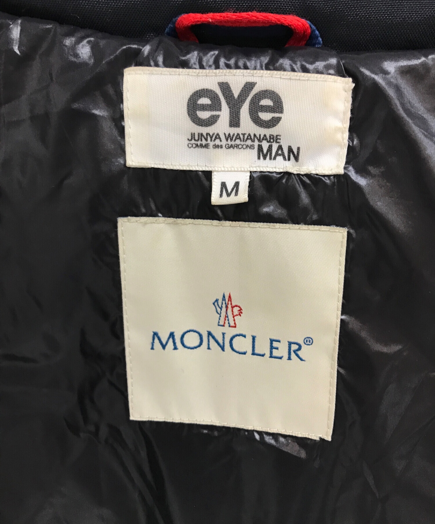 中古・古着通販】MONCLER (モンクレール) eYe COMME des GARCONS JUNYAWATANABE MAN (アイ コム デ  ギャルソン ジュンヤ ワタナベ マン) ヨーク切替ダウンベスト ブラック サイズ:M｜ブランド・古着通販 トレファク公式【TREFAC  FASHION】スマホサイト