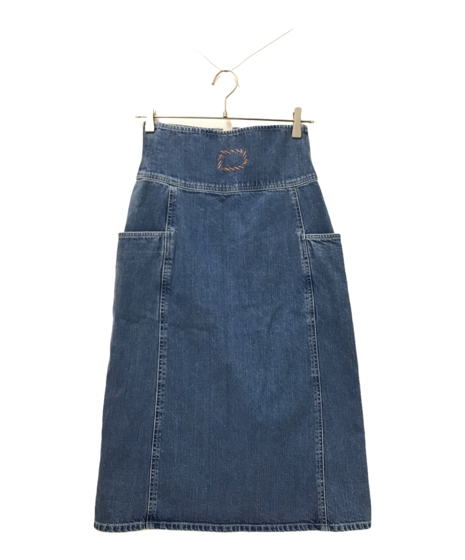 R.H.Vintage (ロンハーマン・ヴィンテージ) High Waist Denim Skirt インディゴ サイズ:XS