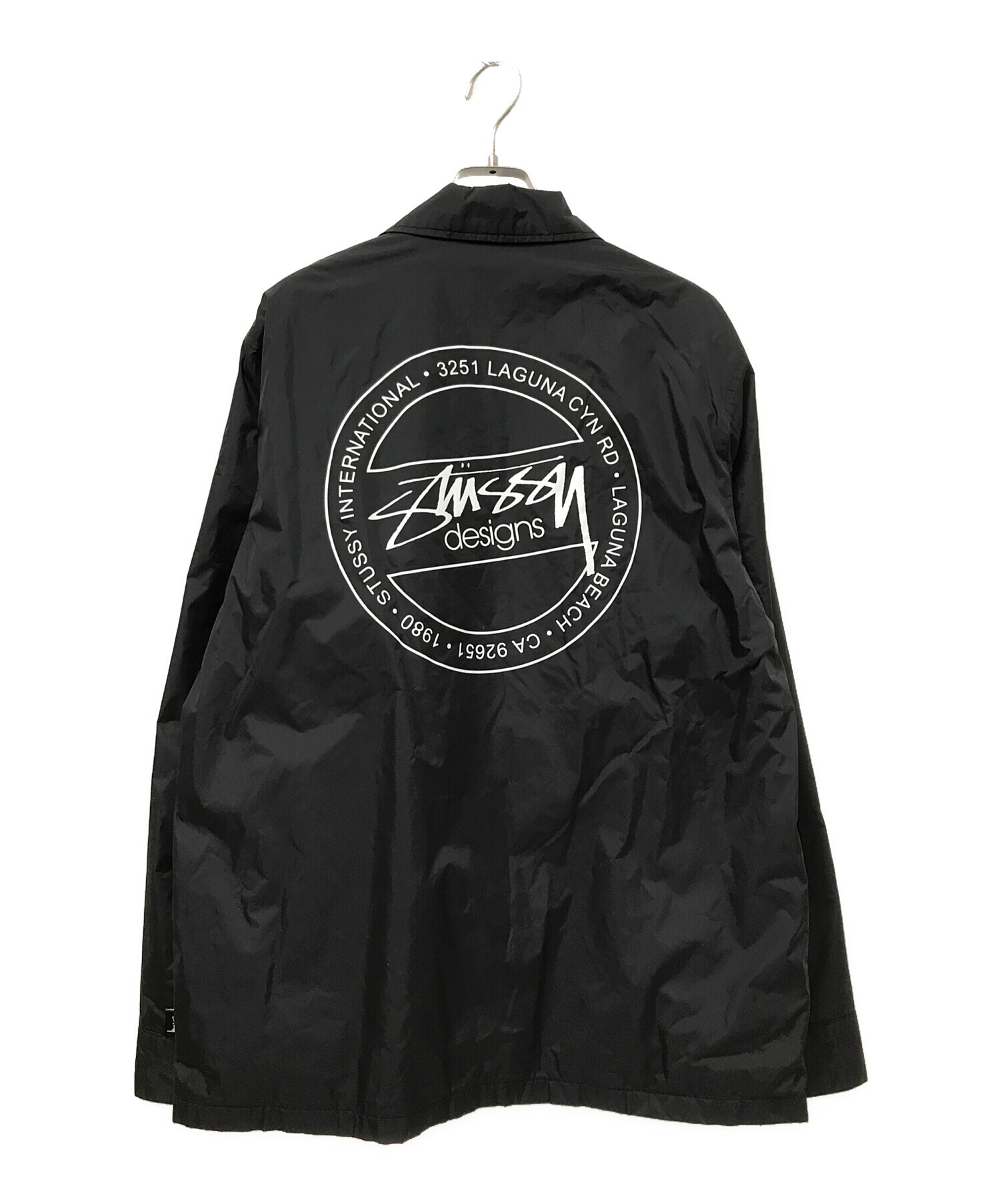 stussy (ステューシー) コーチジャケット ブラック サイズ:M