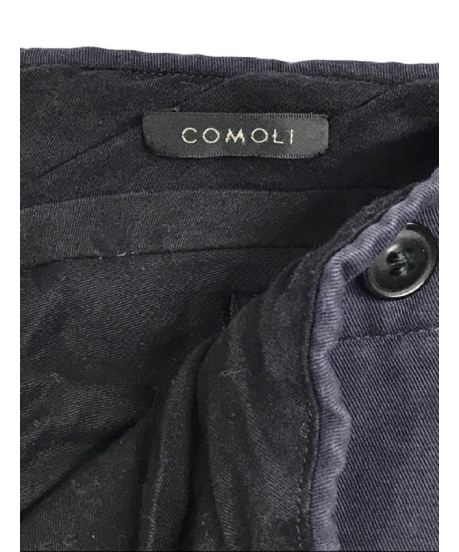 中古・古着通販】COMOLI (コモリ) 製品染バックストラップパンツ