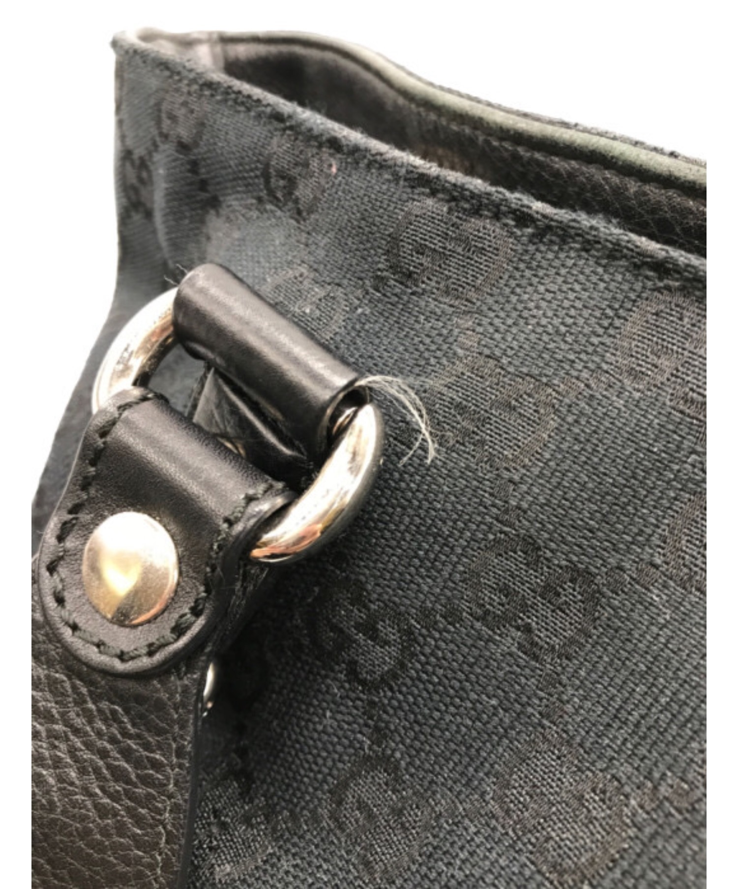 中古・古着通販】GUCCI (グッチ) GGキャンバスアイコンビットトート