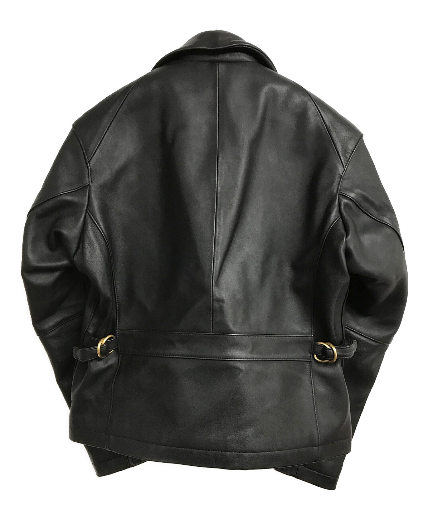 Schott (ショット) LEATHER SPORT JACKET ブラック サイズ:S